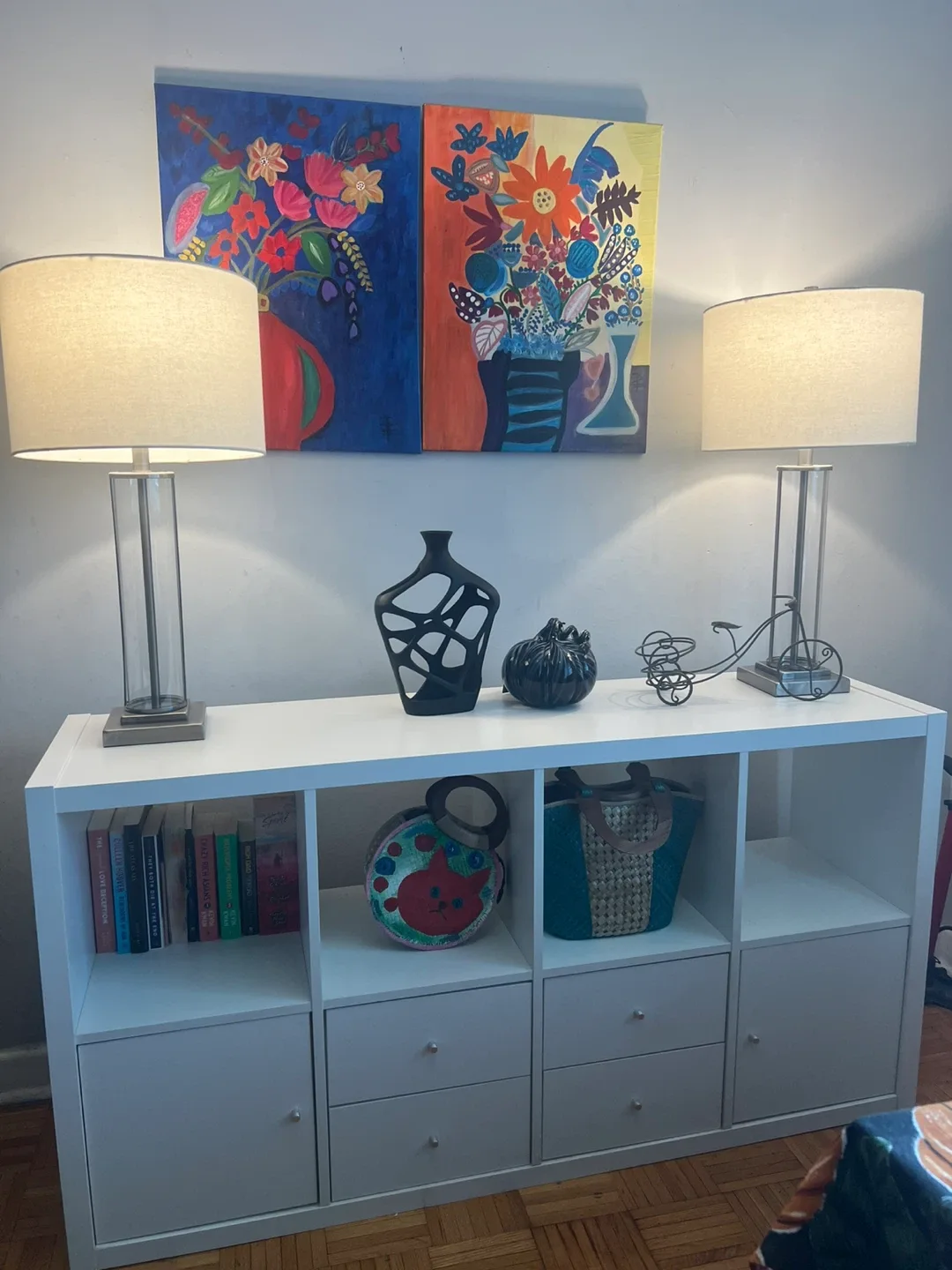 Table Lamp with Beige Shade image indicator(2)