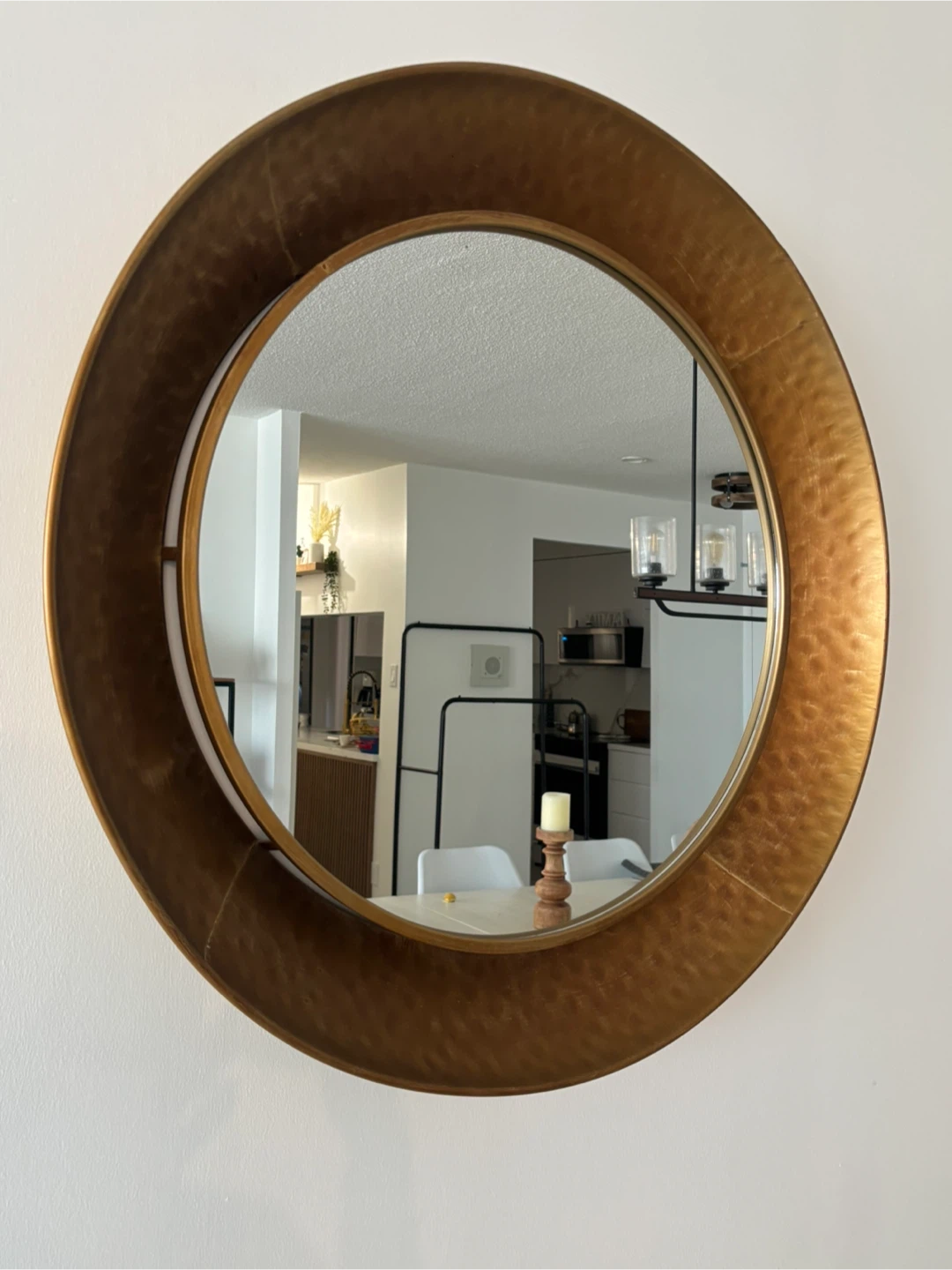 Round Gold Mirror