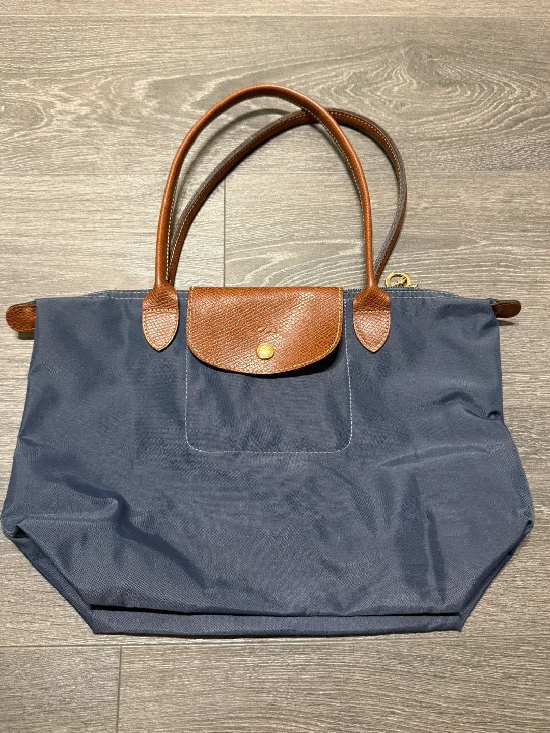 Longchamp Tote Bag Small - grey colour