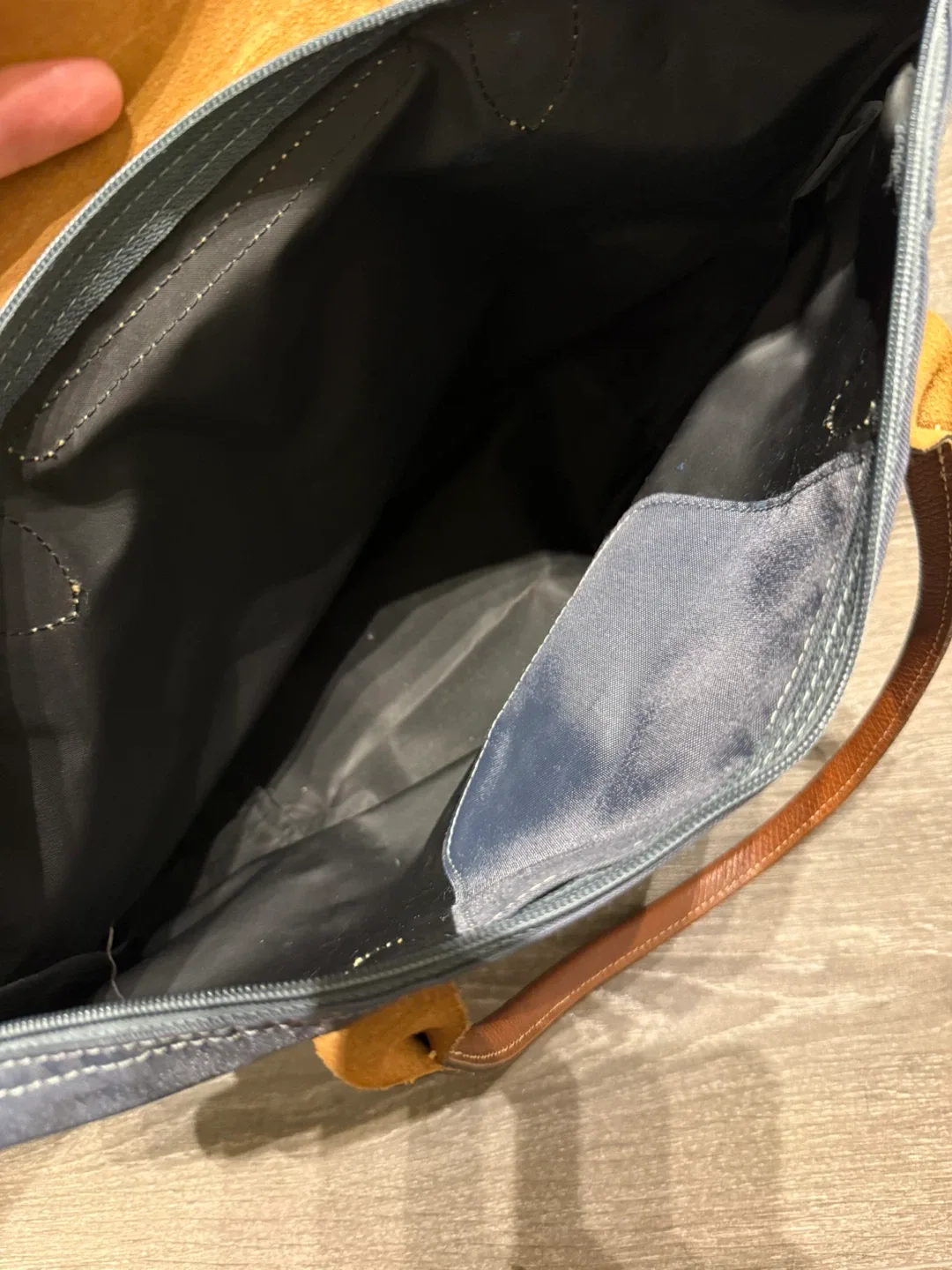 Longchamp Tote Bag Small - grey colour image indicator(7)