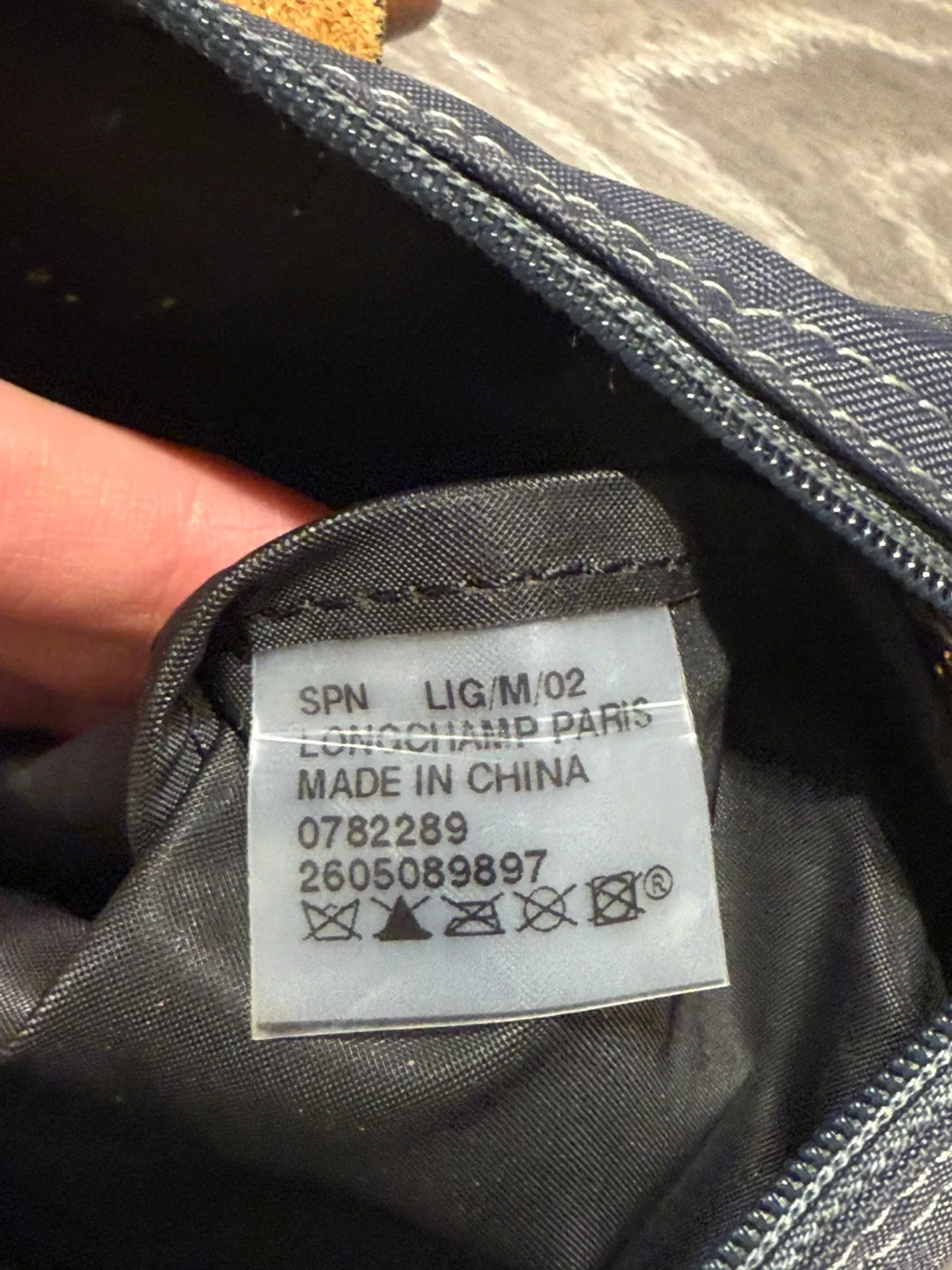 Longchamp Tote Bag Small - grey colour image indicator(8)