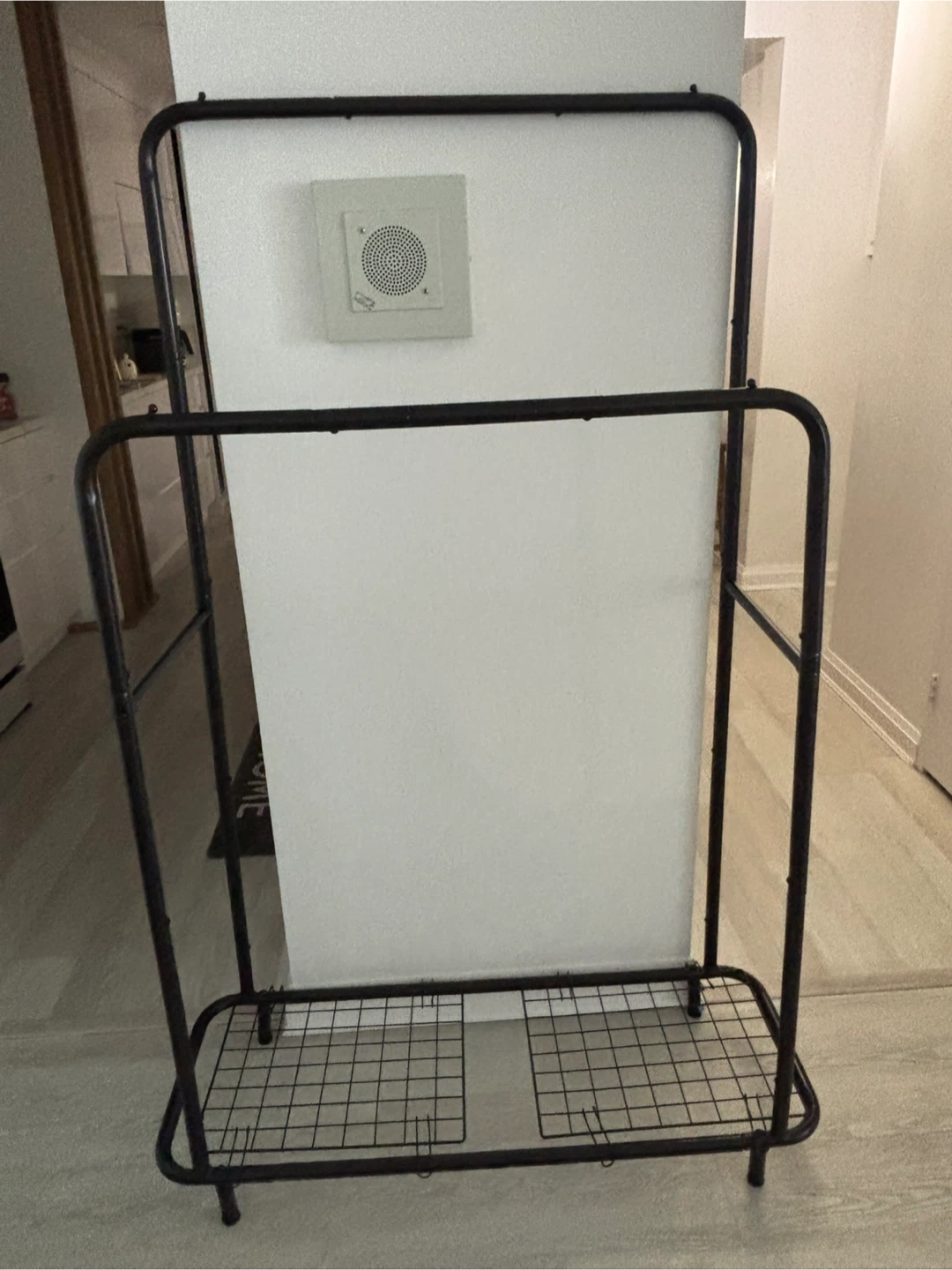 Black Metal Clothes Rack