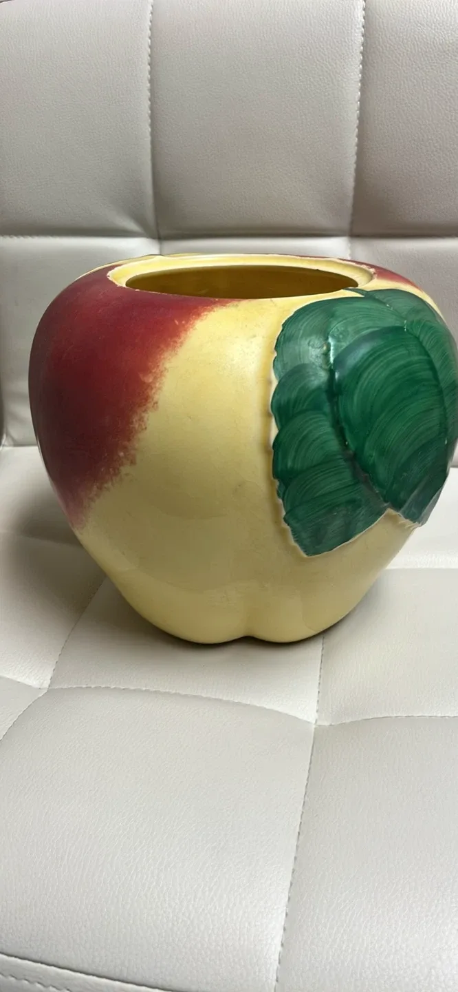 Vintage Apple Cookie Jar