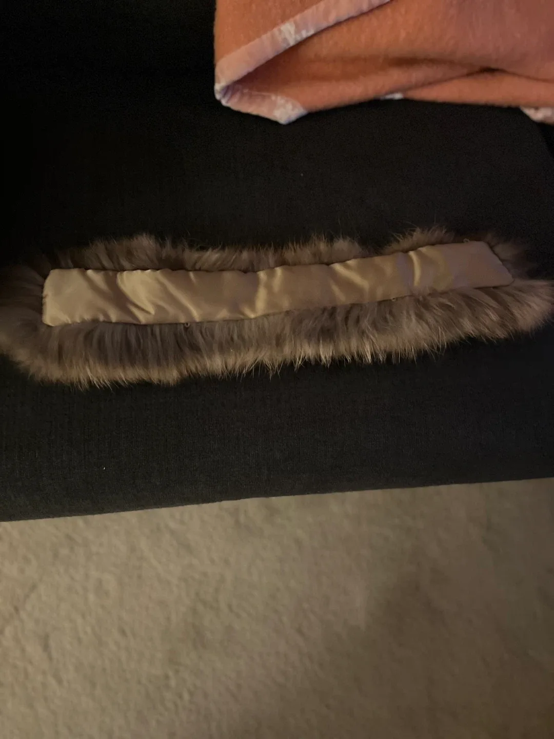 Fur Trimmed Baby Cardigan image indicator(2)