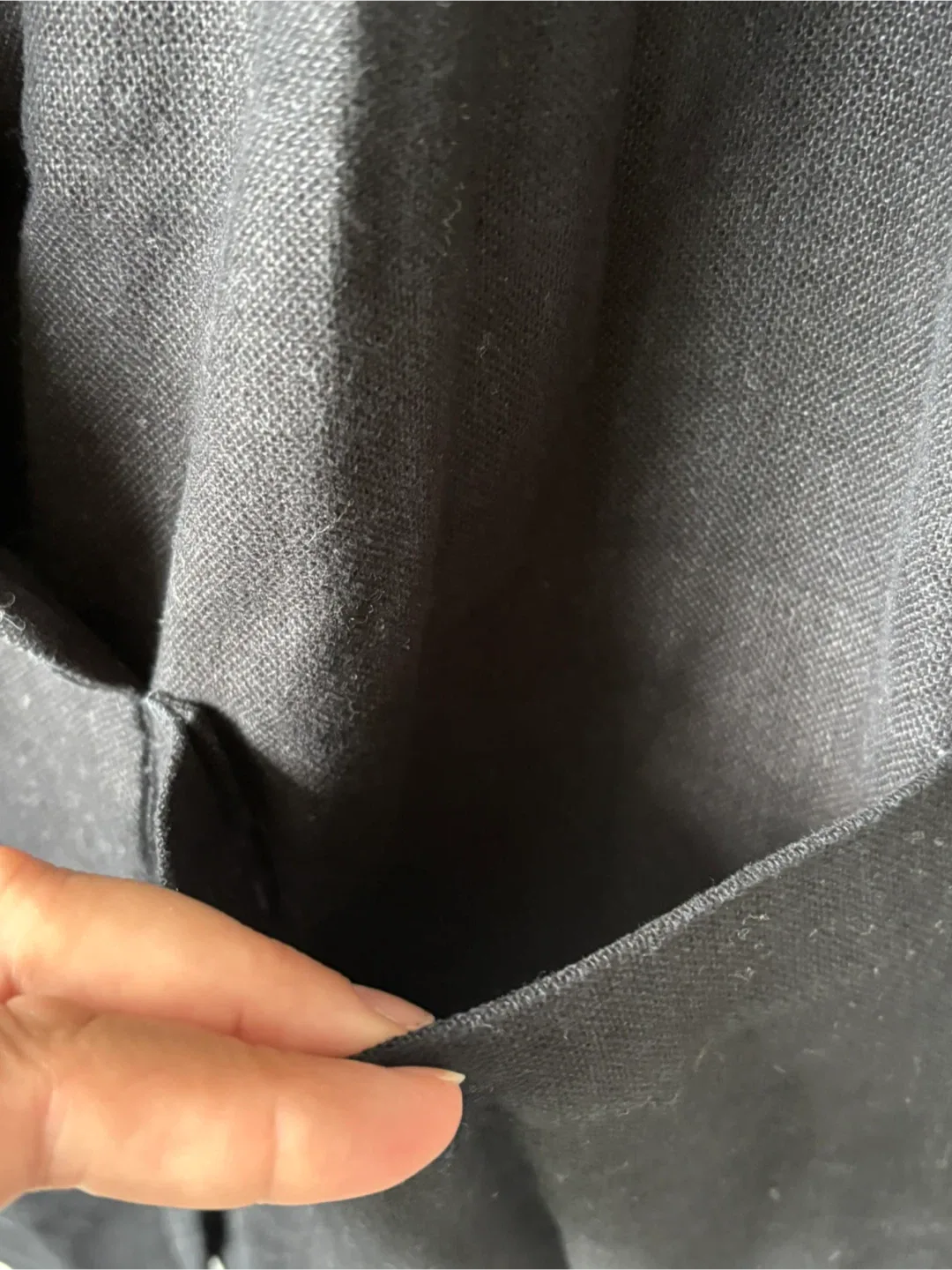 Zara Black Linen Blend Blazer - Size S-M image indicator(3)