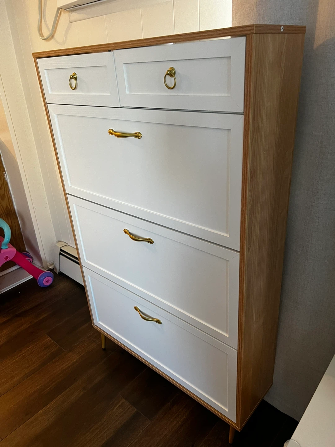 Shoe Cabinet with Drawers - 50.4" Height - photo 2