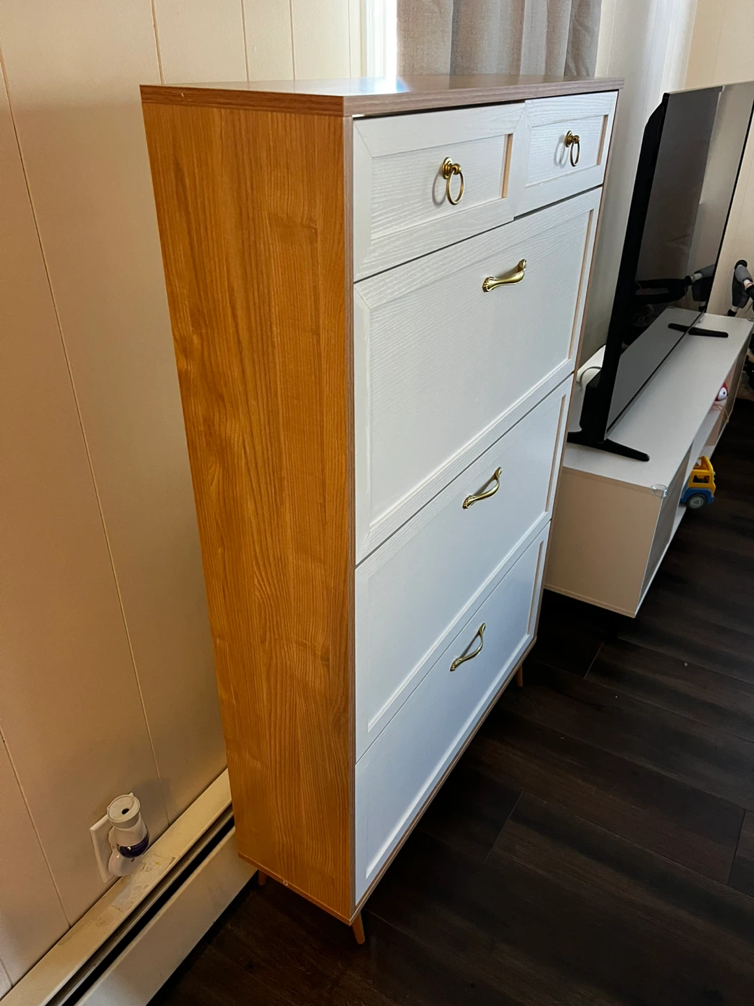 Shoe Cabinet with Drawers - 50.4" Height - photo 5