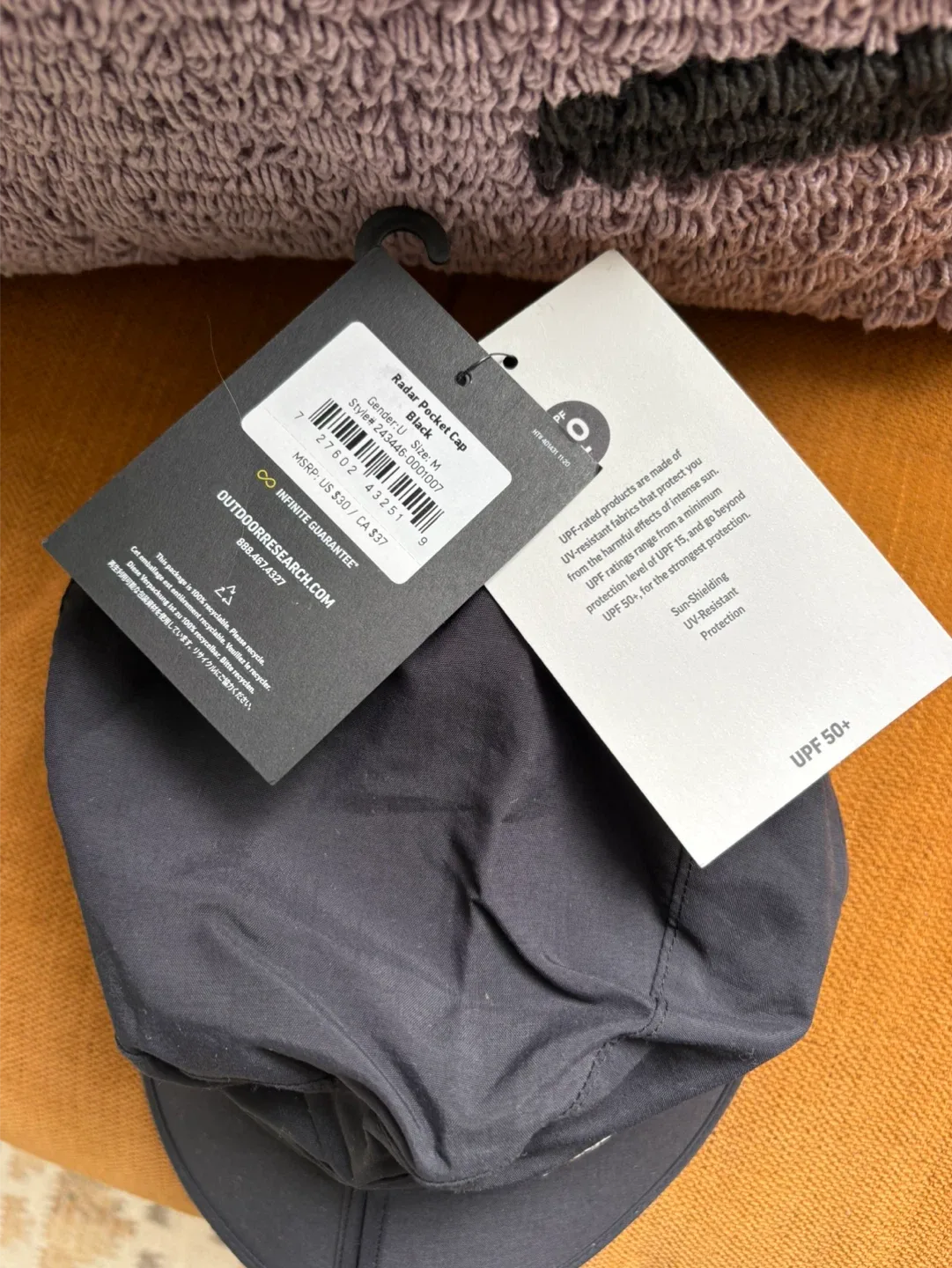 Outdoor Research Radar Pocket Cap - Black, Size M image indicator(3)