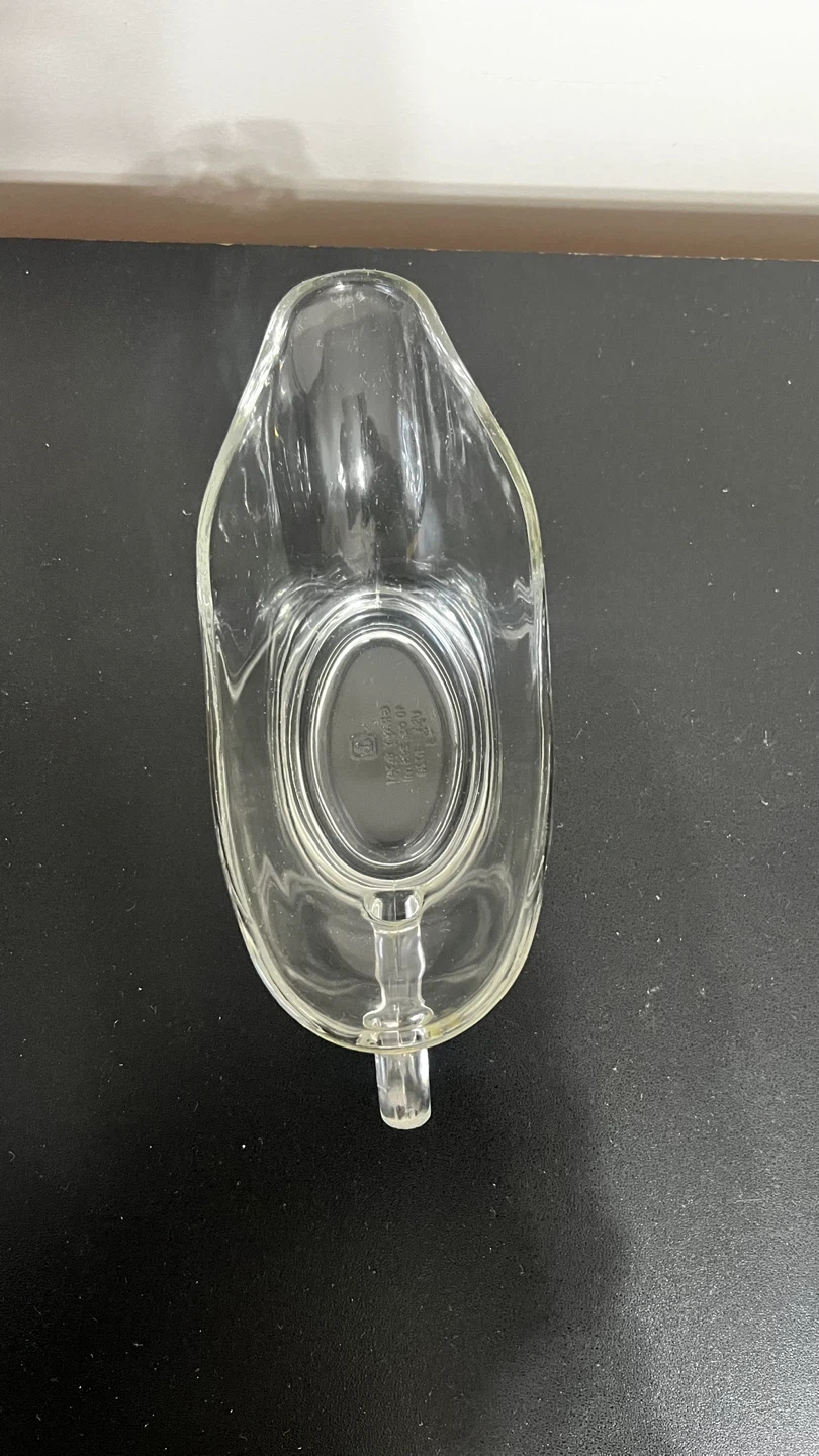 Clear Glass Gravy Boat - photo 4