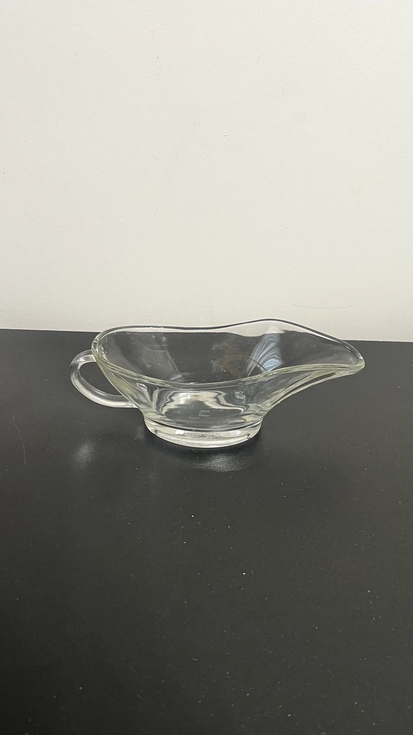 Clear Glass Gravy Boat - photo 3