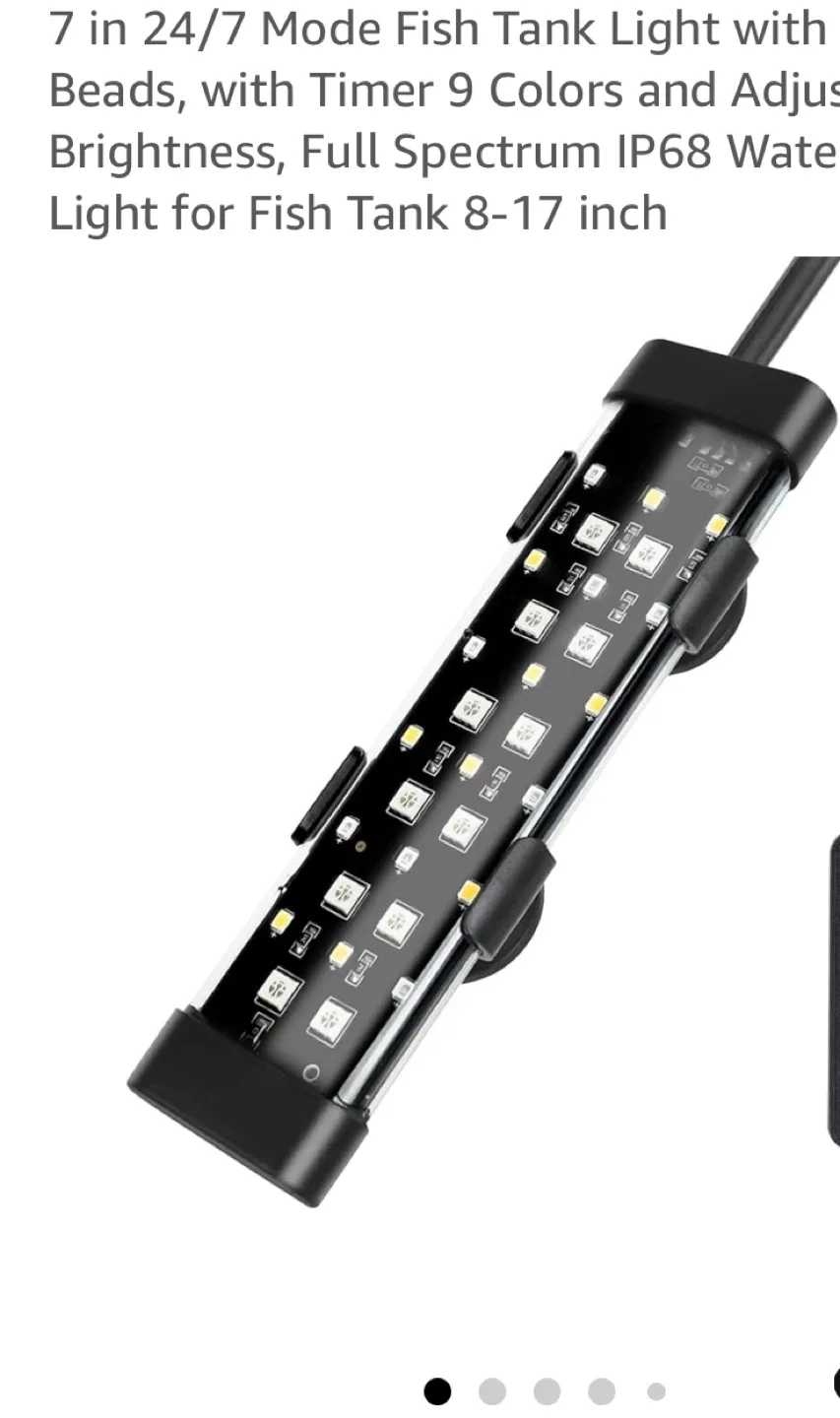 Hygger Dunker Submersible Aquarium LED Light image indicator(3)