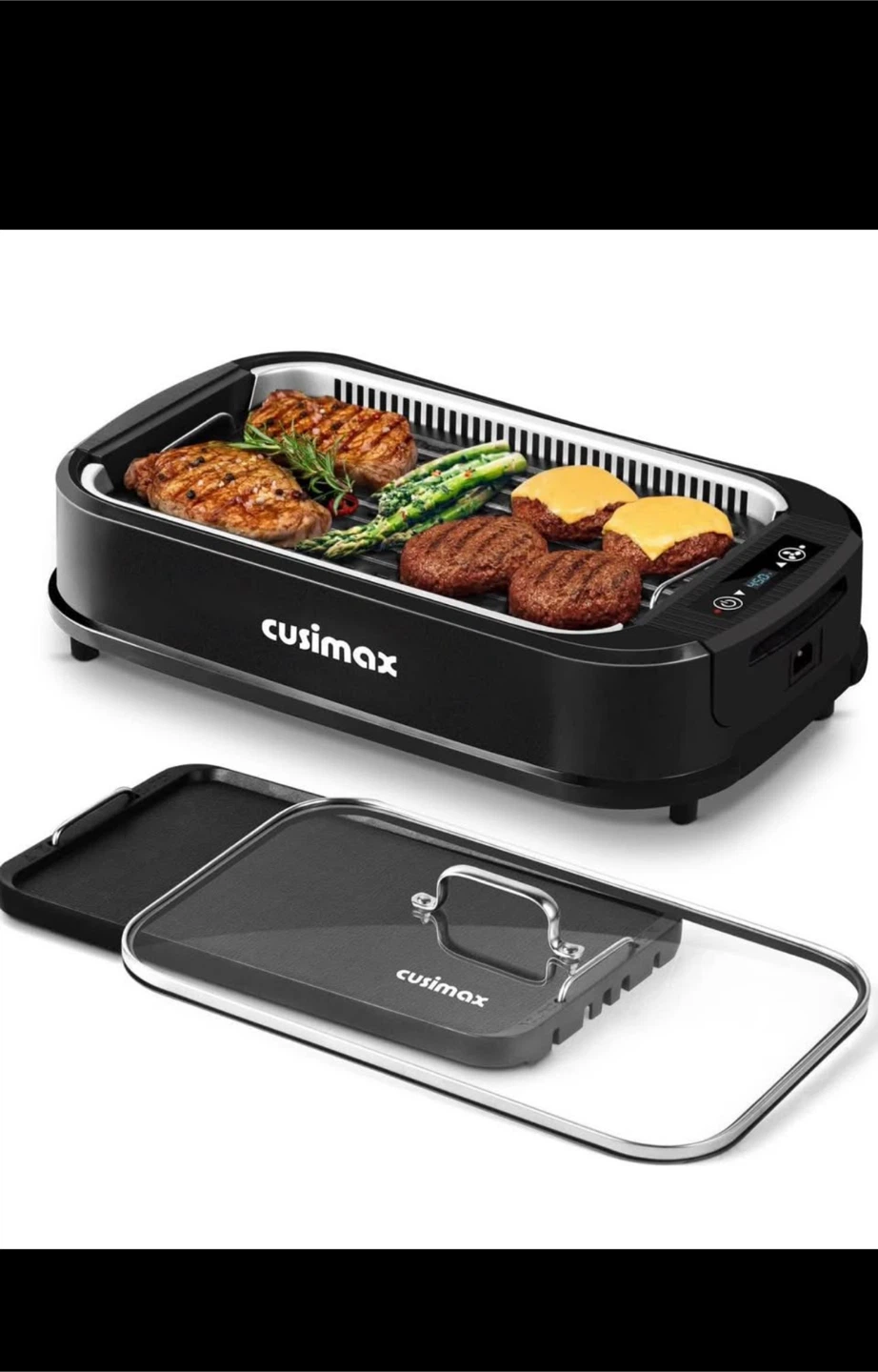 Cusimax Indoor Smokeless 1500W Grill - New!