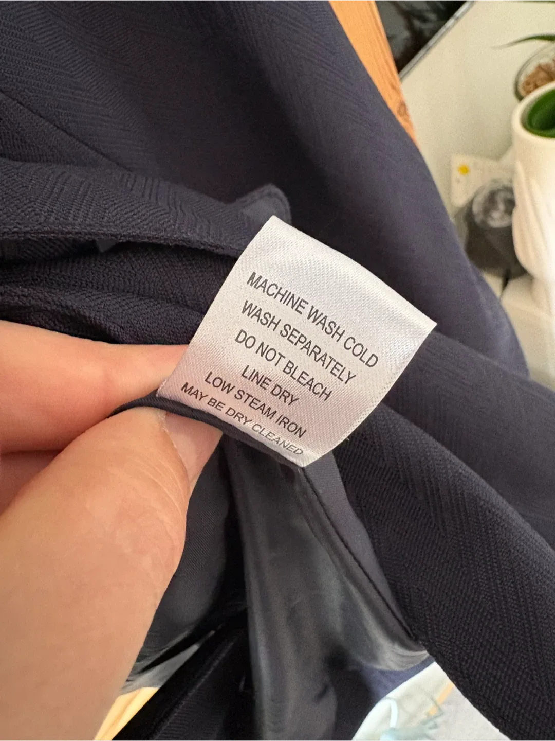 Vintage Navy Blue Blazer - Size 10 image indicator(5)