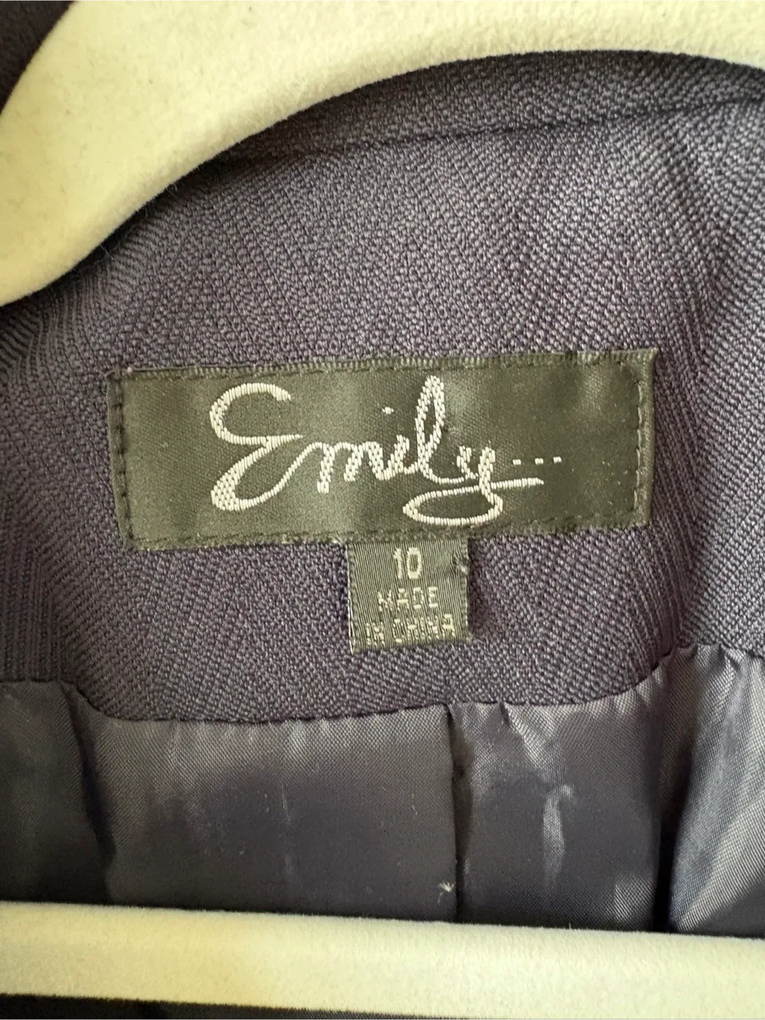 Vintage Navy Blue Blazer - Size 10 image indicator(3)