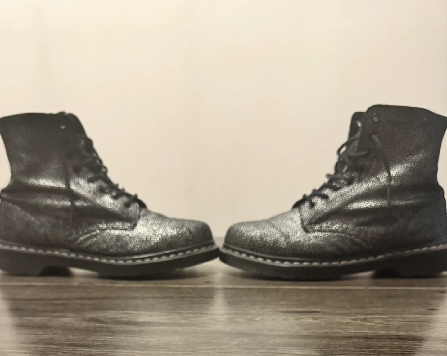 Dr. Martens Metallic Black Boots image indicator(3)