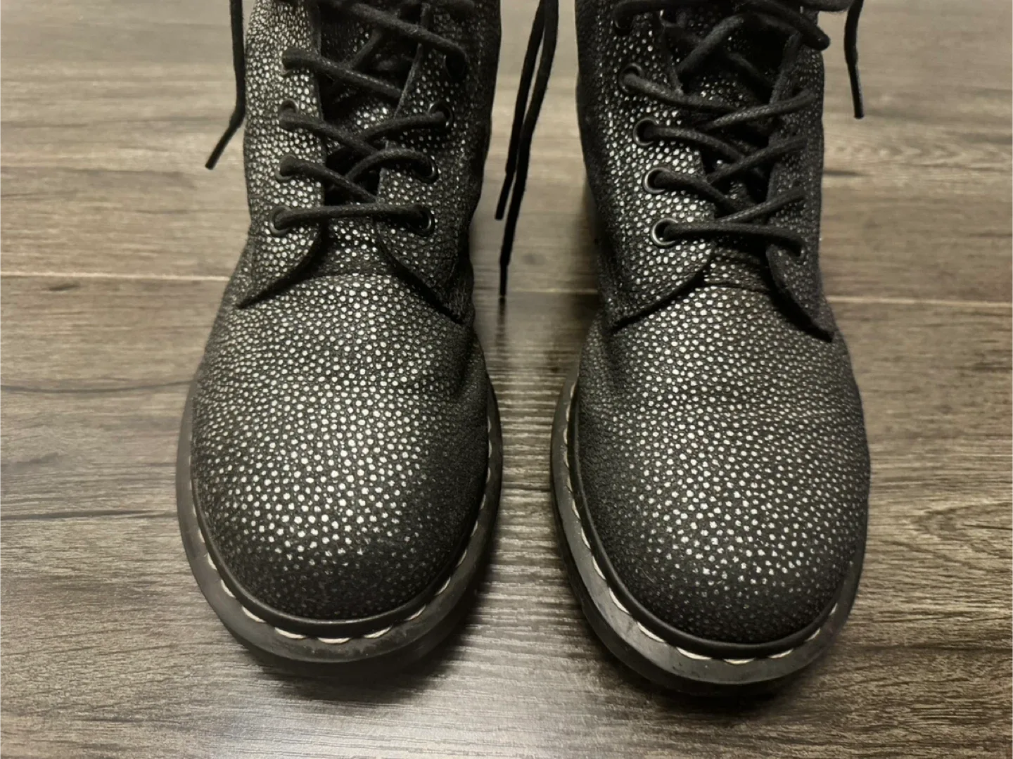 Dr. Martens Metallic Black Boots image indicator(2)