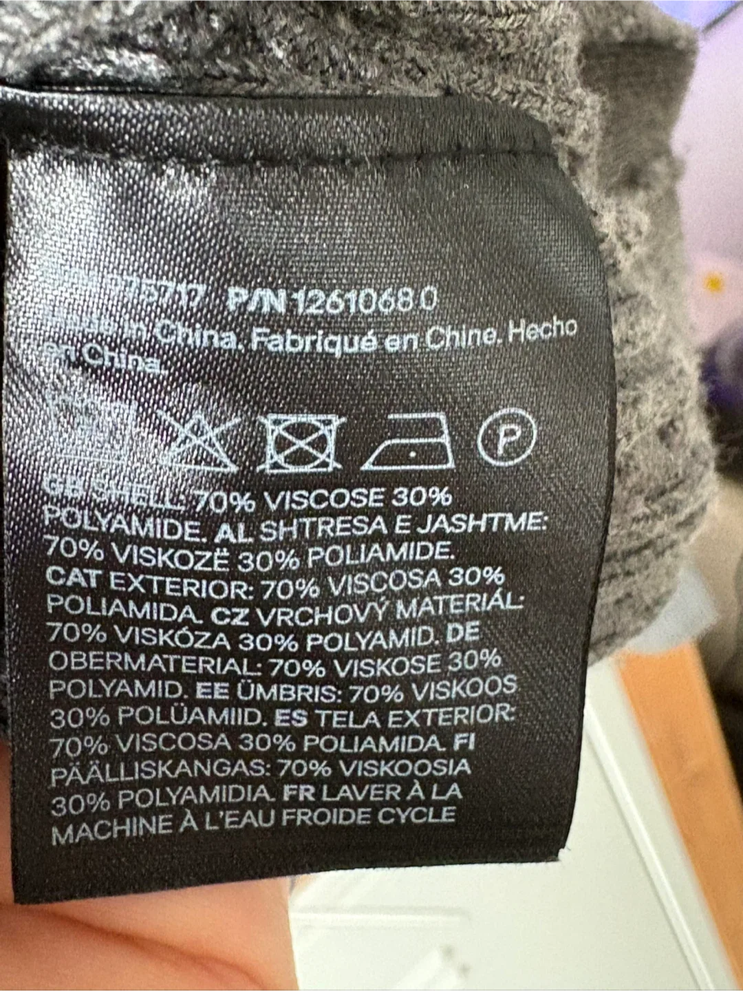 Grey Cable Knit Sweater - Size Small image indicator(3)