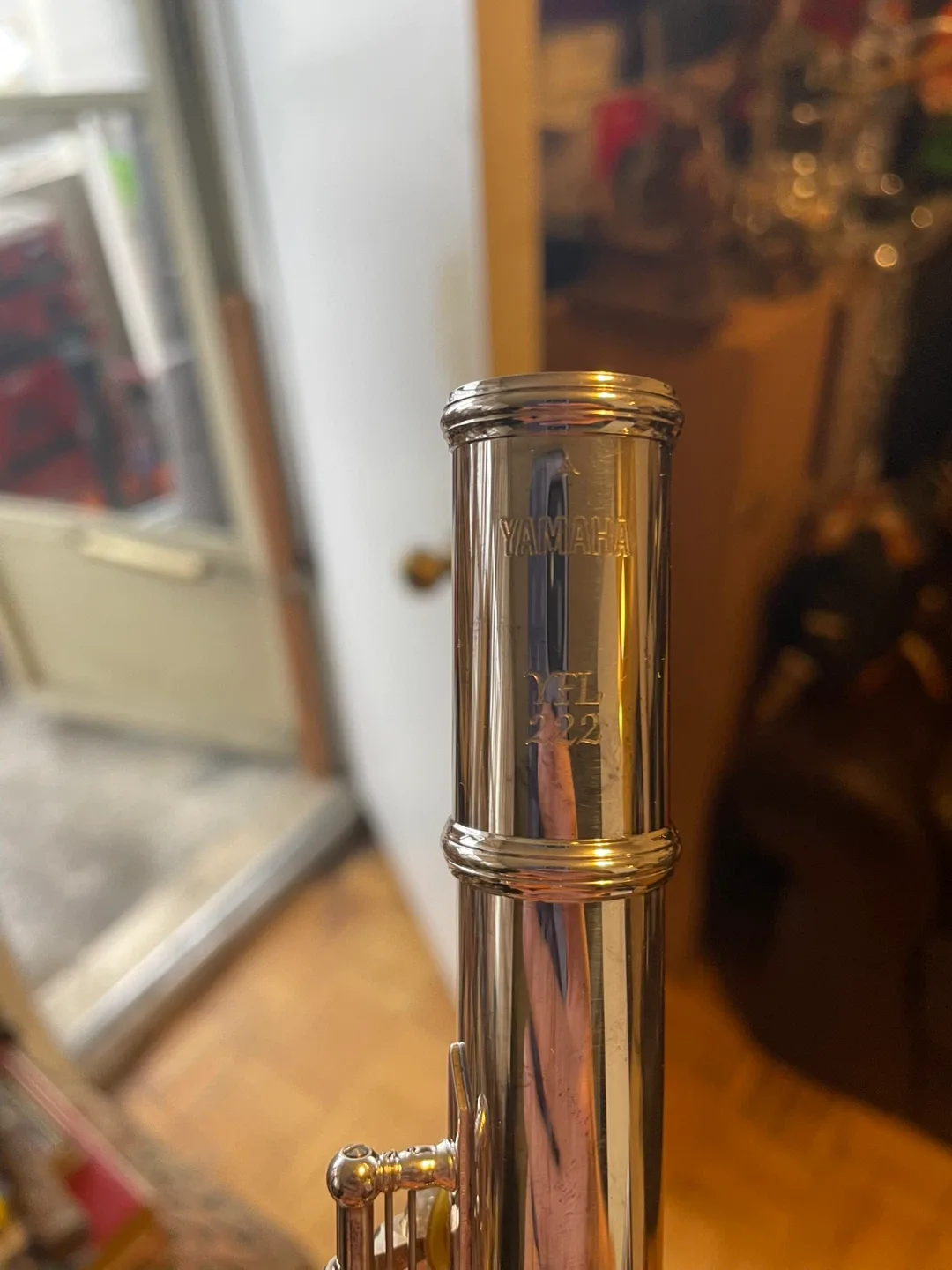 Yamaha YFL-222 Flute with Case image indicator(4)