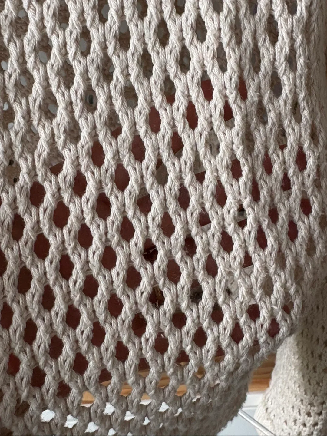 H&M Beige Knit Cardigan - Size Medium image indicator(3)