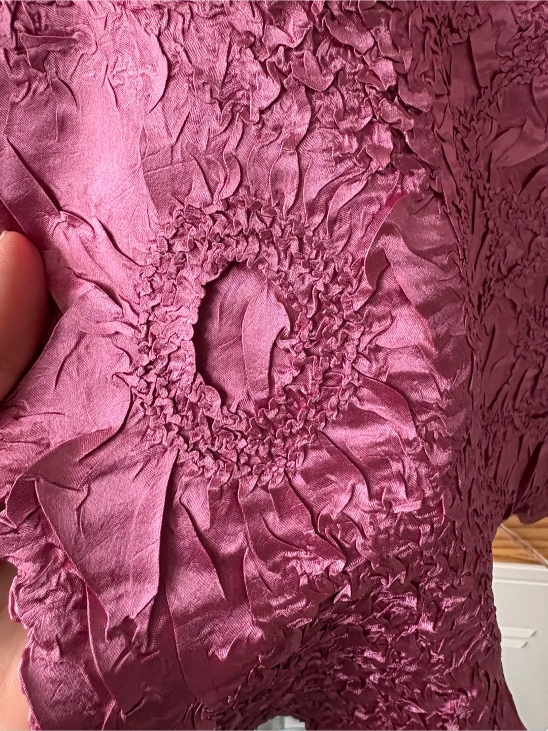 Vintage 90s Pink Textured Sleeveless Top image indicator(3)