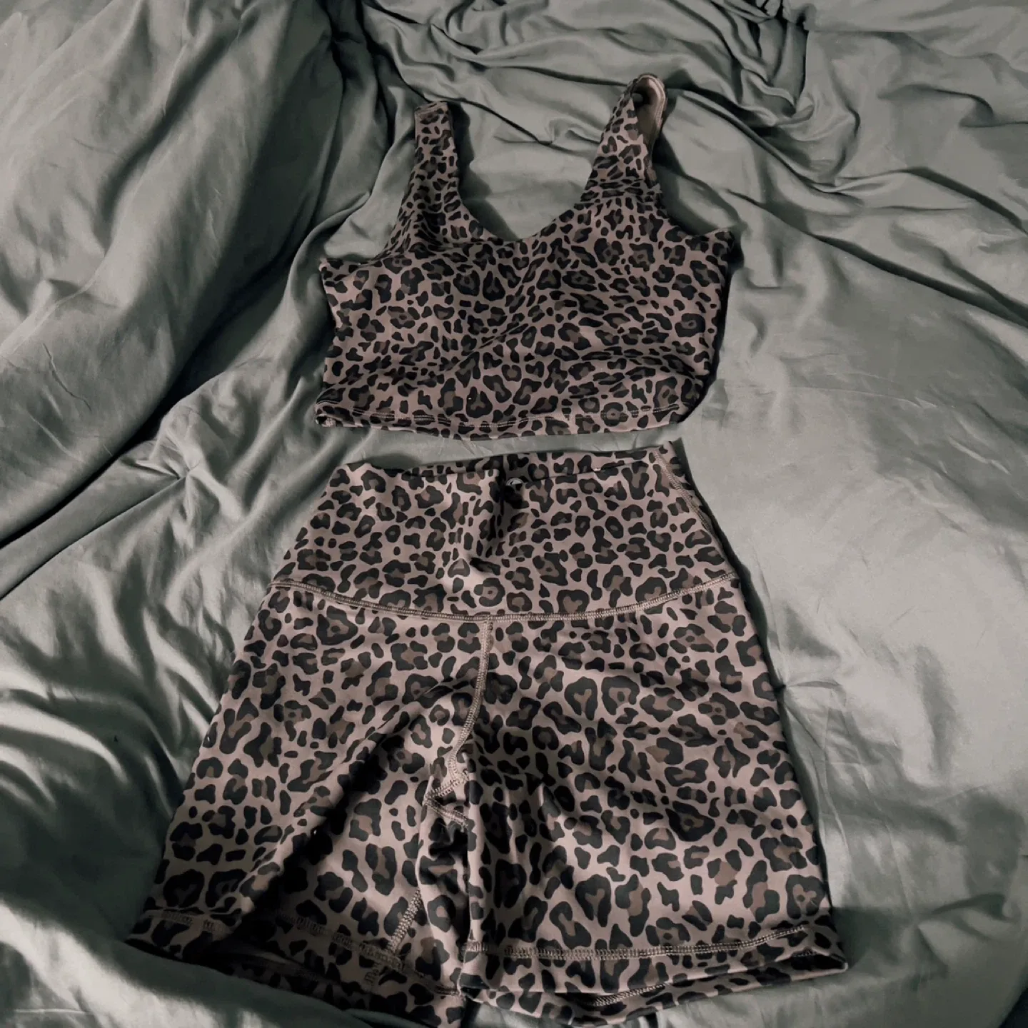 Leopard Print Workout Set