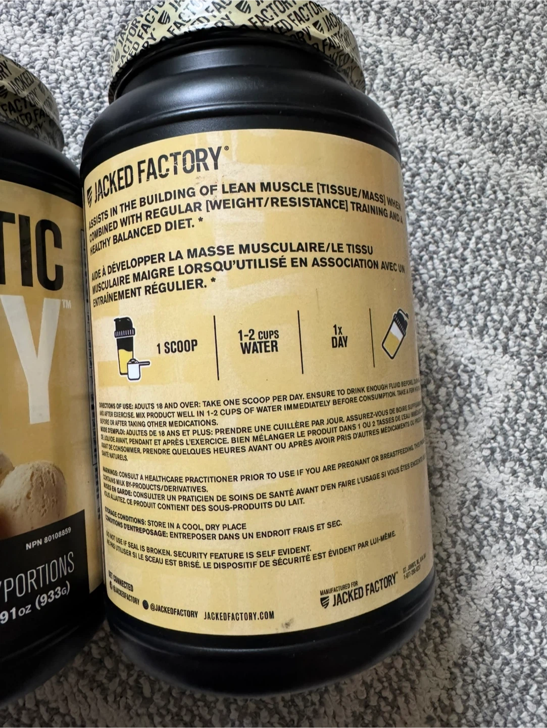 Jacked Factory Authentic Whey Protein - Vanilla - photo 2
