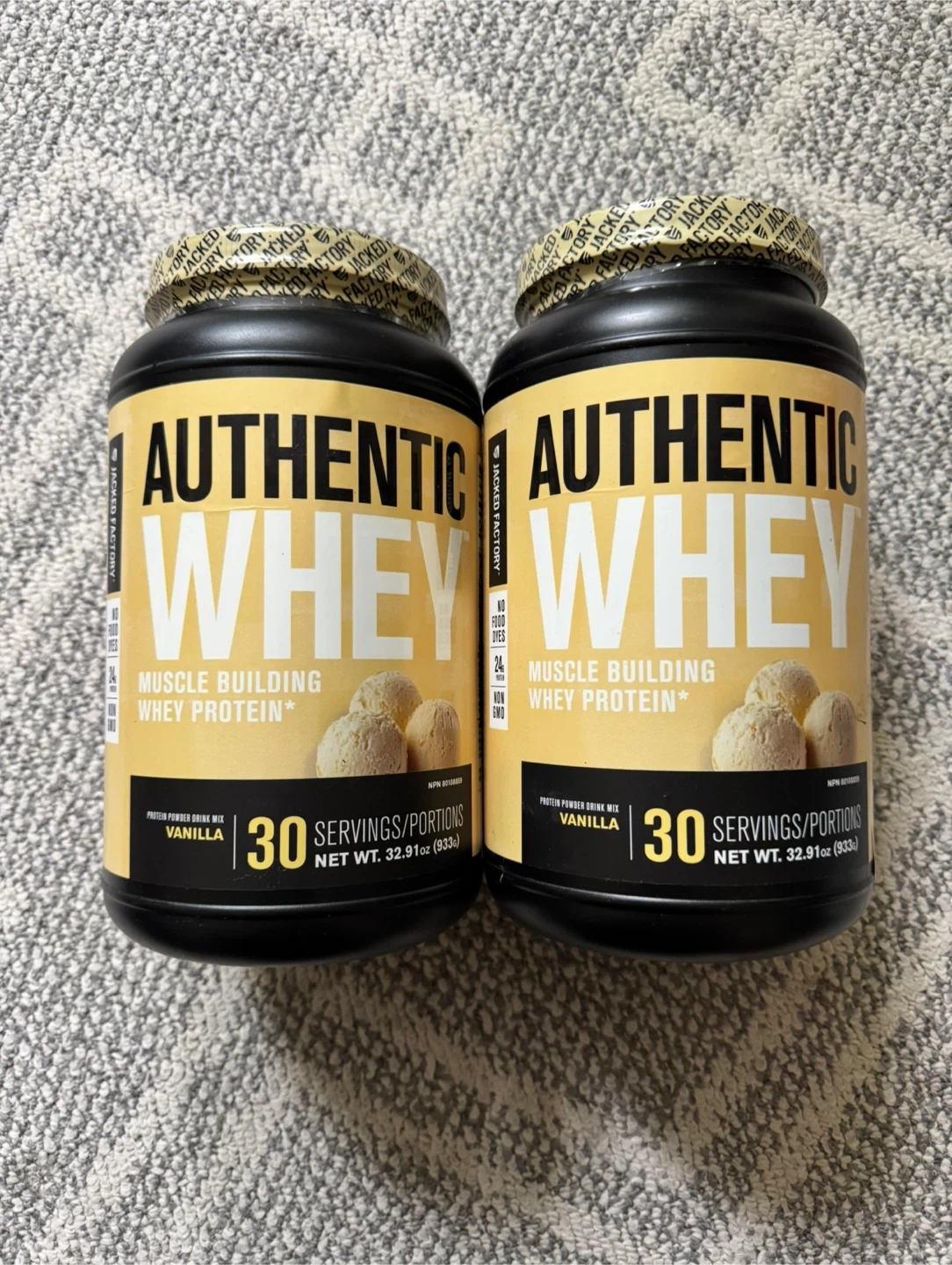 Jacked Factory Authentic Whey Protein - Vanilla