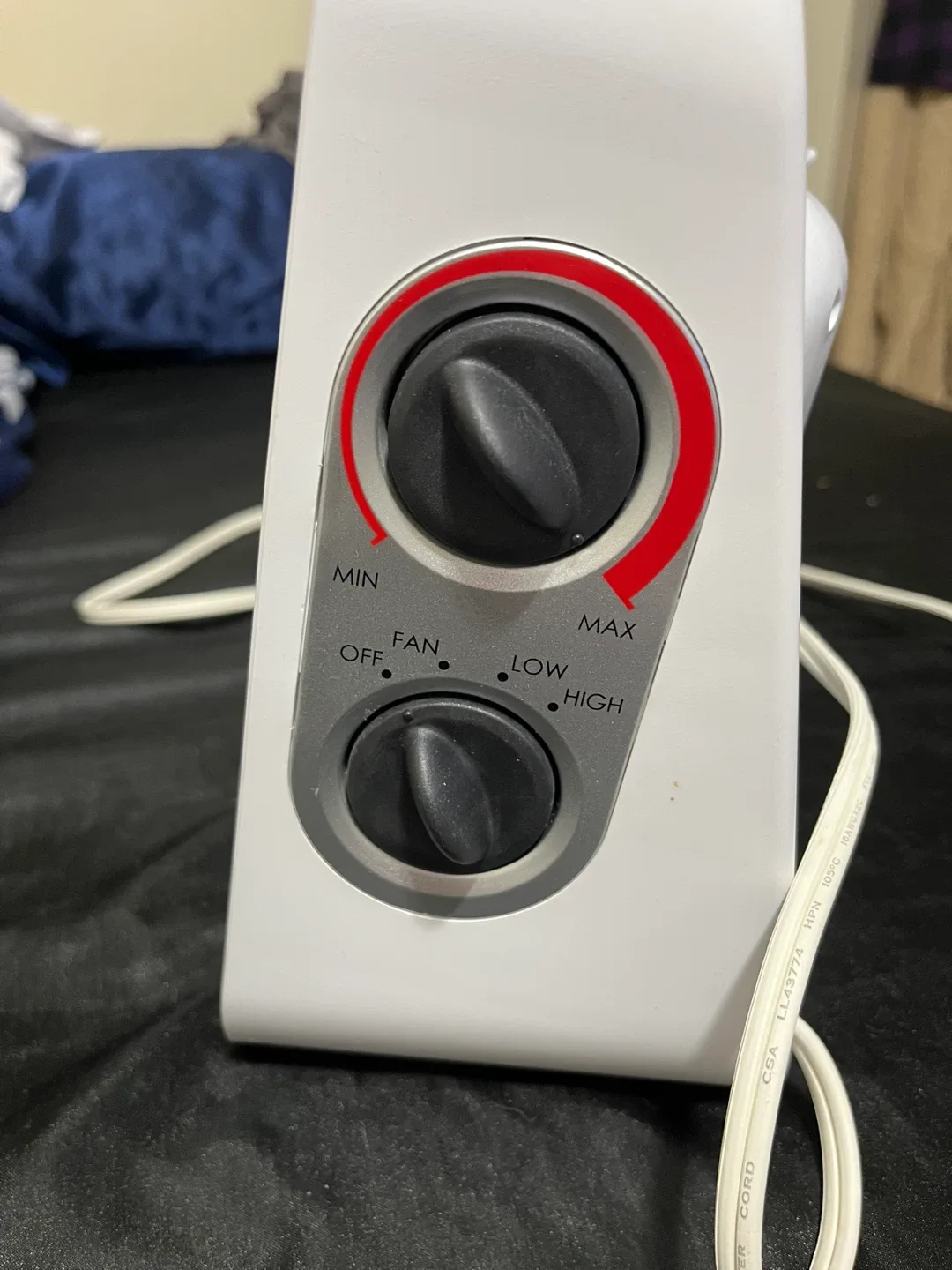 Calore Space Heater - White image indicator(2)