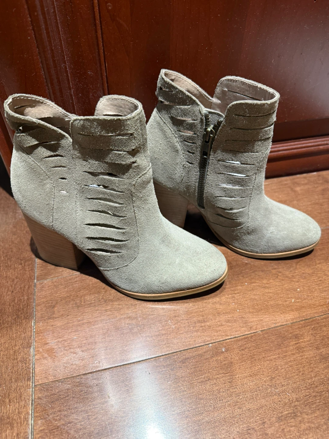 Seychelles Suede Ankle Boots - Size 6