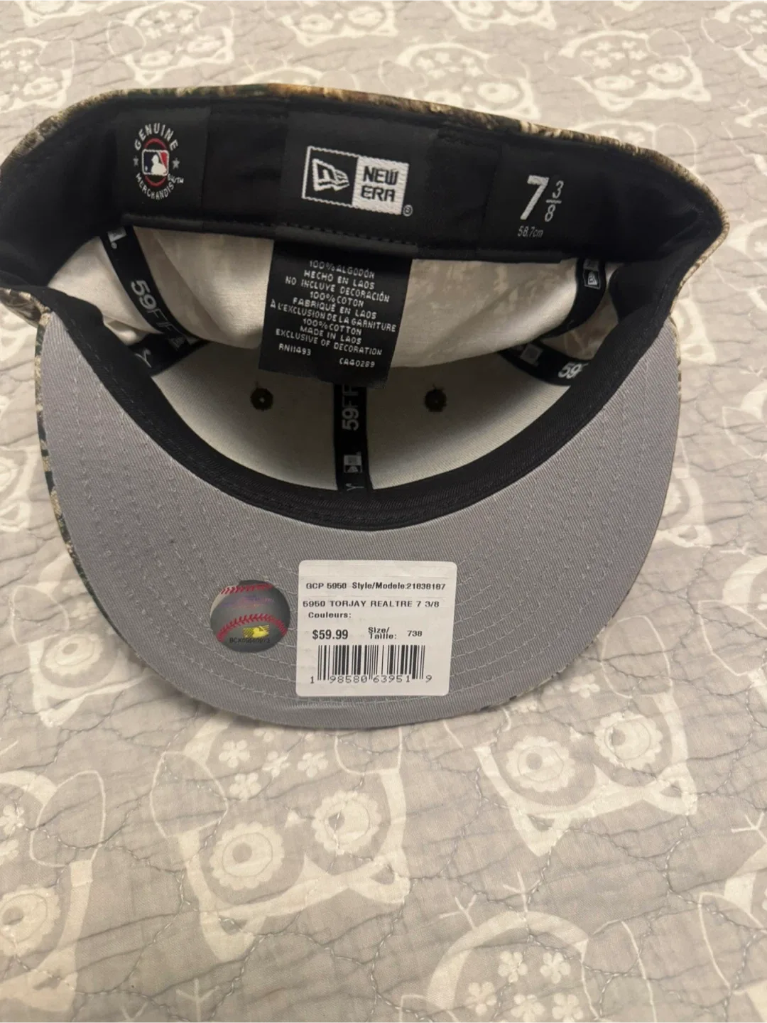 New era 3 new hats never worn 7 3/8 image indicator(7)