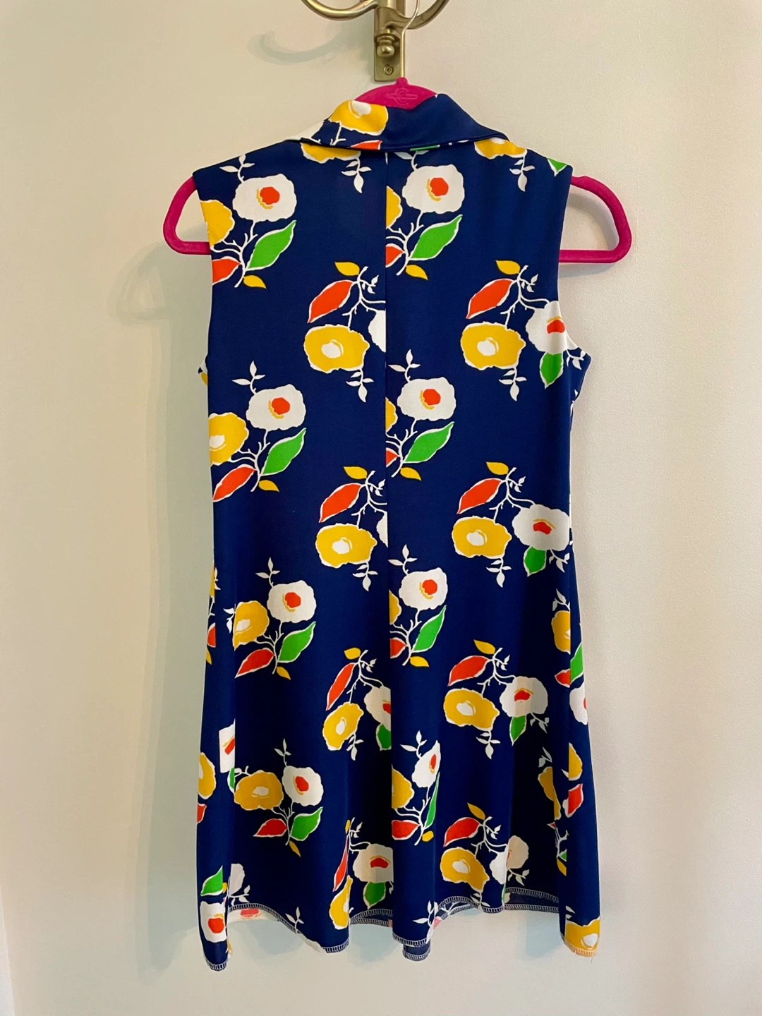 Vintage Floral Sleeveless Mini Dress - photo 2