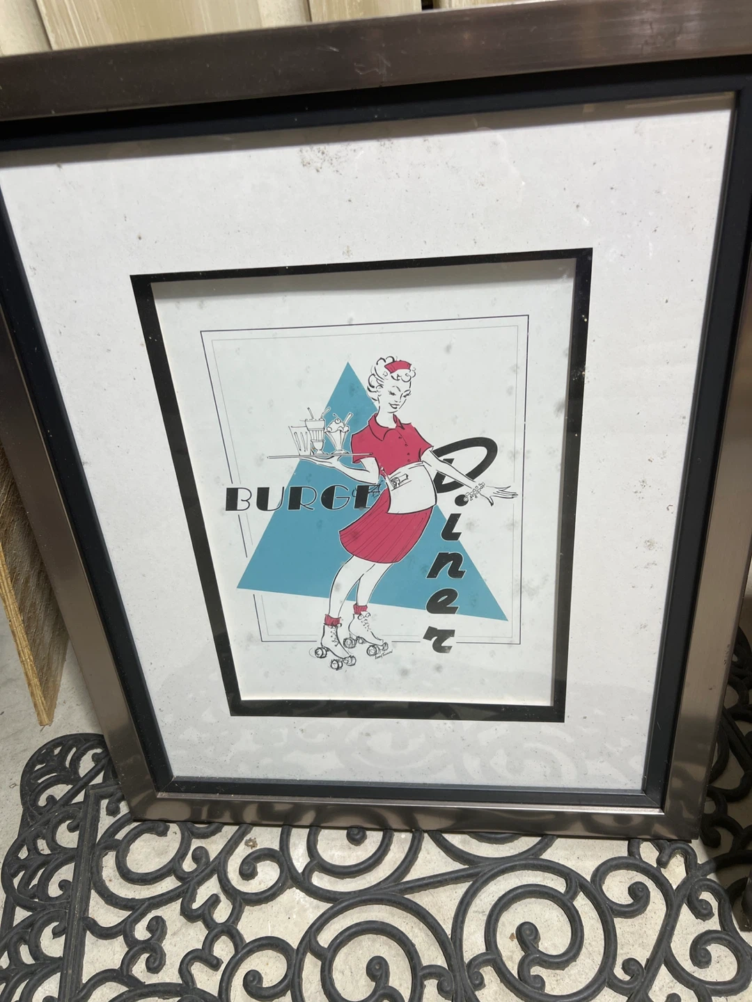 Framed Diner Art Prints - Set of 3