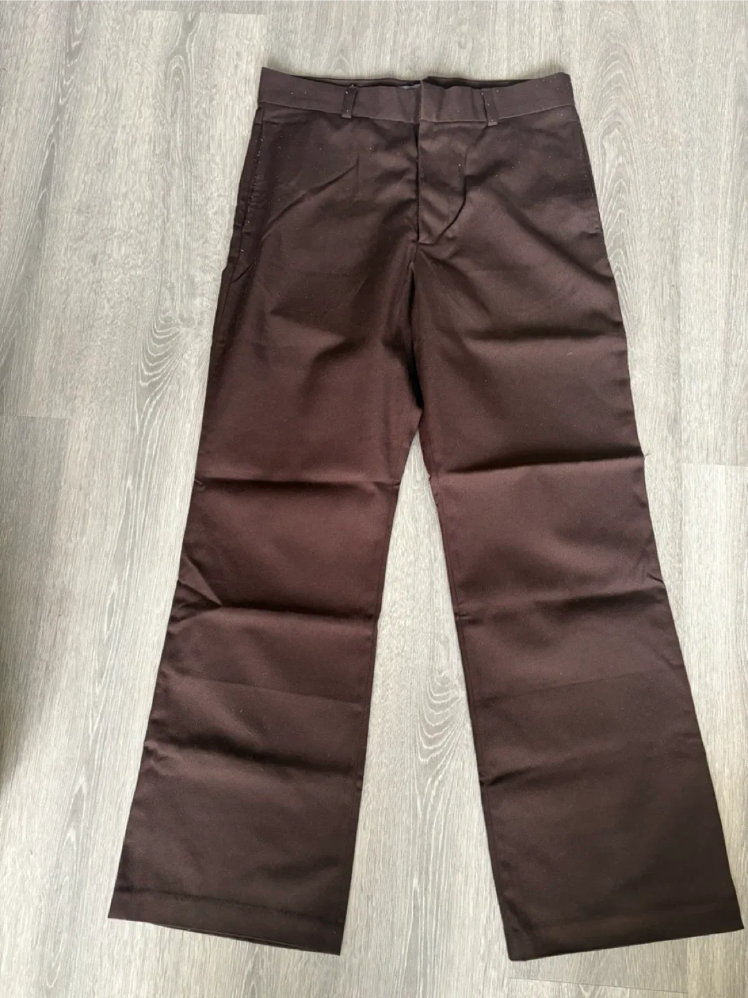 H&M Relaxed Fit Brown Pants - US 30 thumbnail