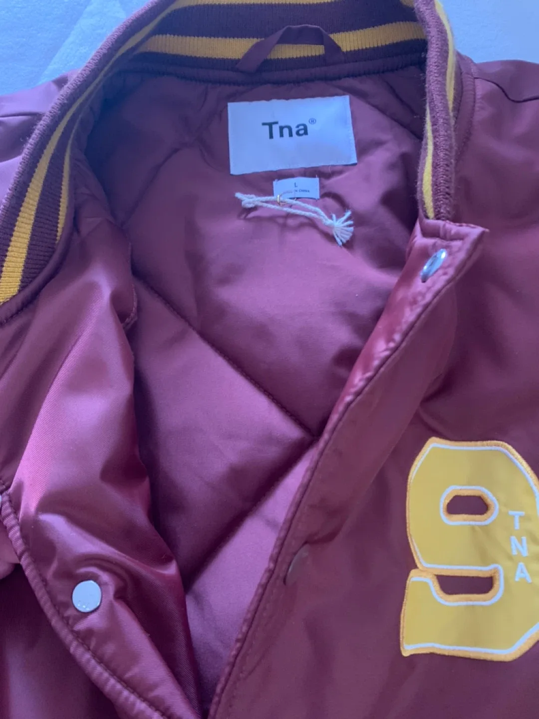 Tna The Varsity Bomber Jacket - Size L image indicator(5)