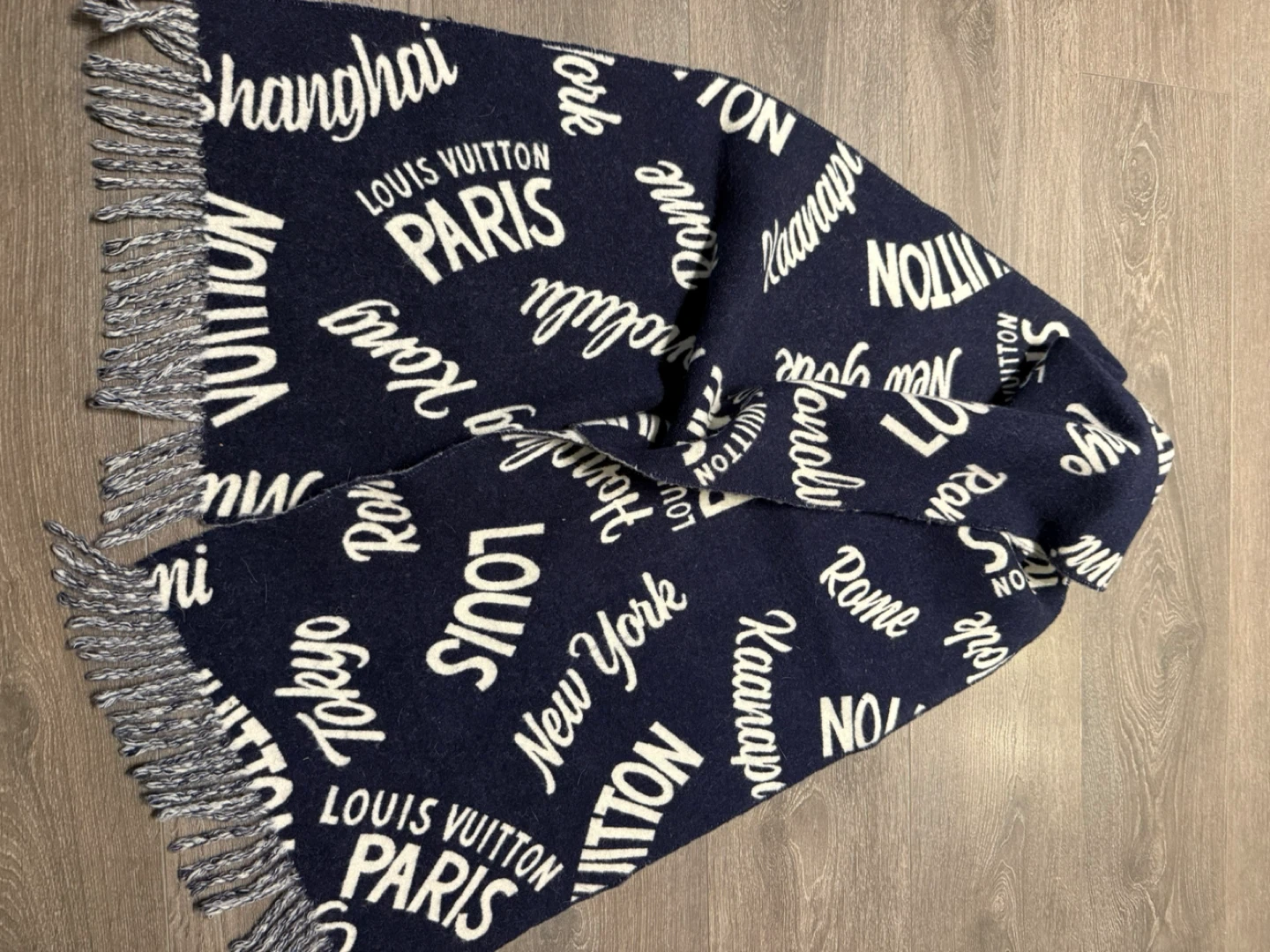 Louis Vuitton Paris Cities Wool & Cashmere Scarf