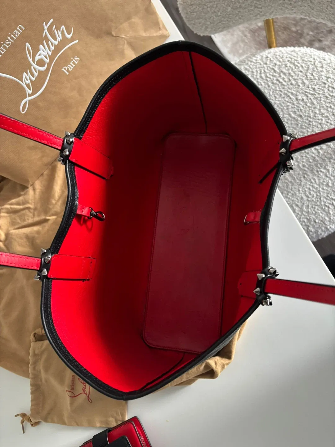 Christian Louboutin Cabata Calfskin tote image indicator(2)