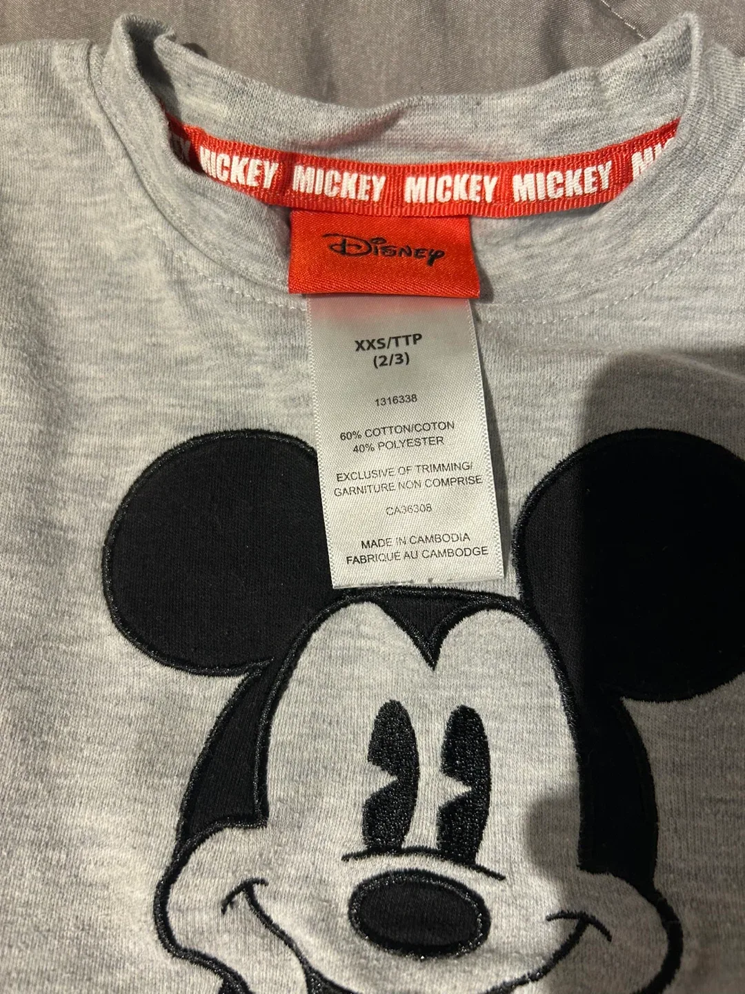 Disney Mickey Mouse Pajama Set - Size XXS (2/3) image indicator(3)