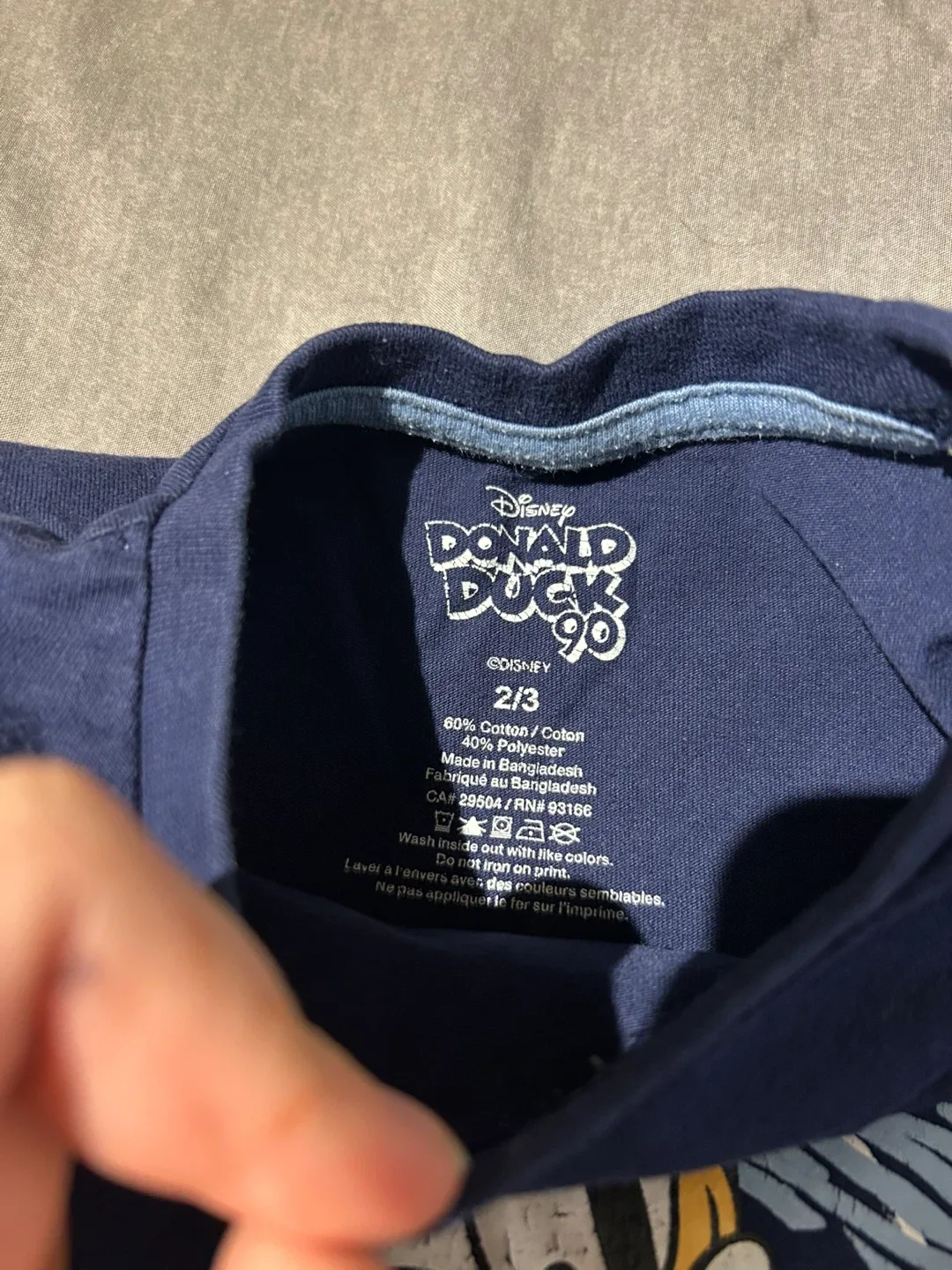 Disney Donald Duck Kids Pajama Set - Size 2/3 image indicator(3)