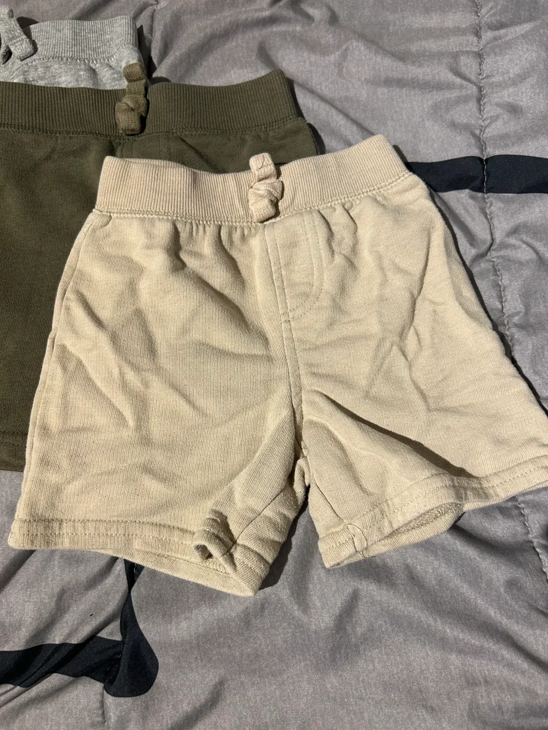 George 2T Shorts - Grey, Olive, Beige - Set of 3 image indicator(2)