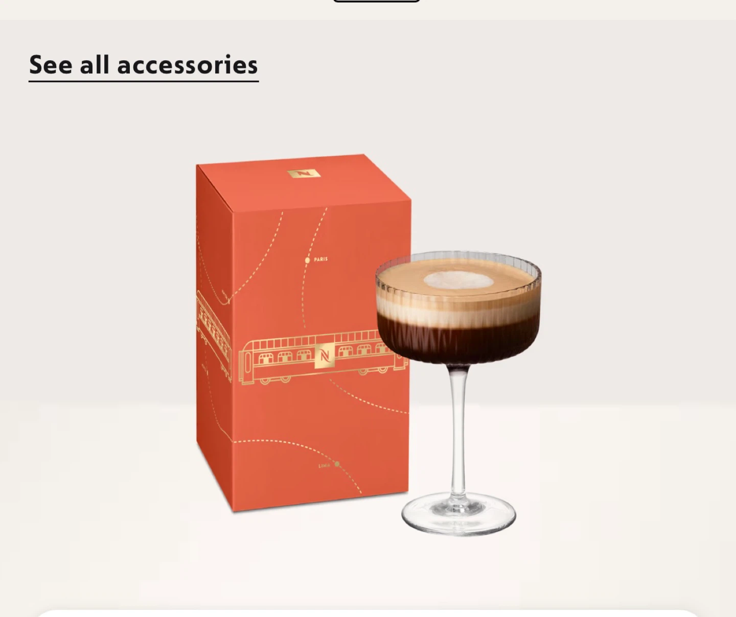 Nespresso Cocktail Glasses - Set of 2