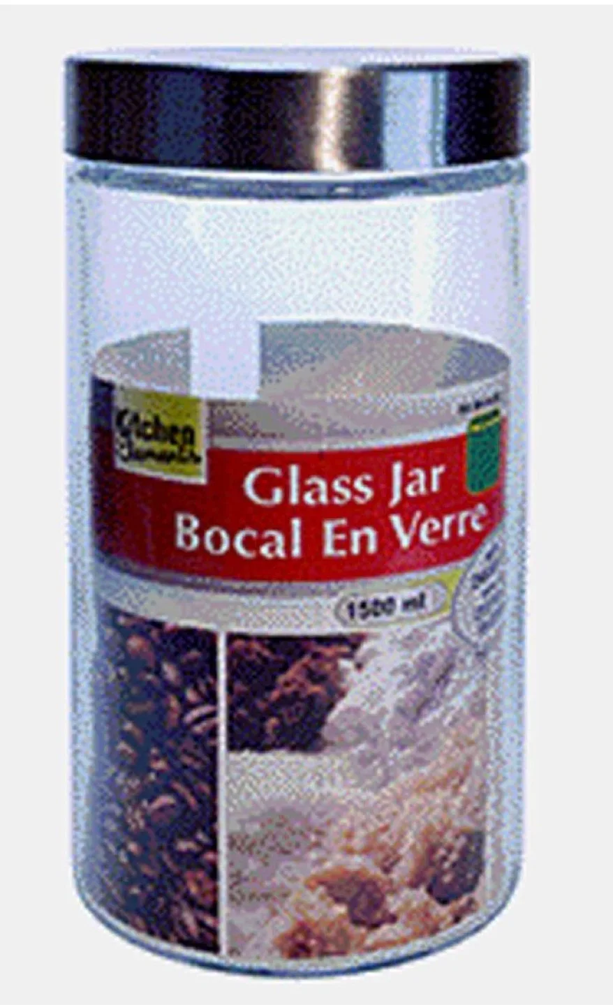 Kitchen Essentials Glass Jar 1500 ml image indicator(2)