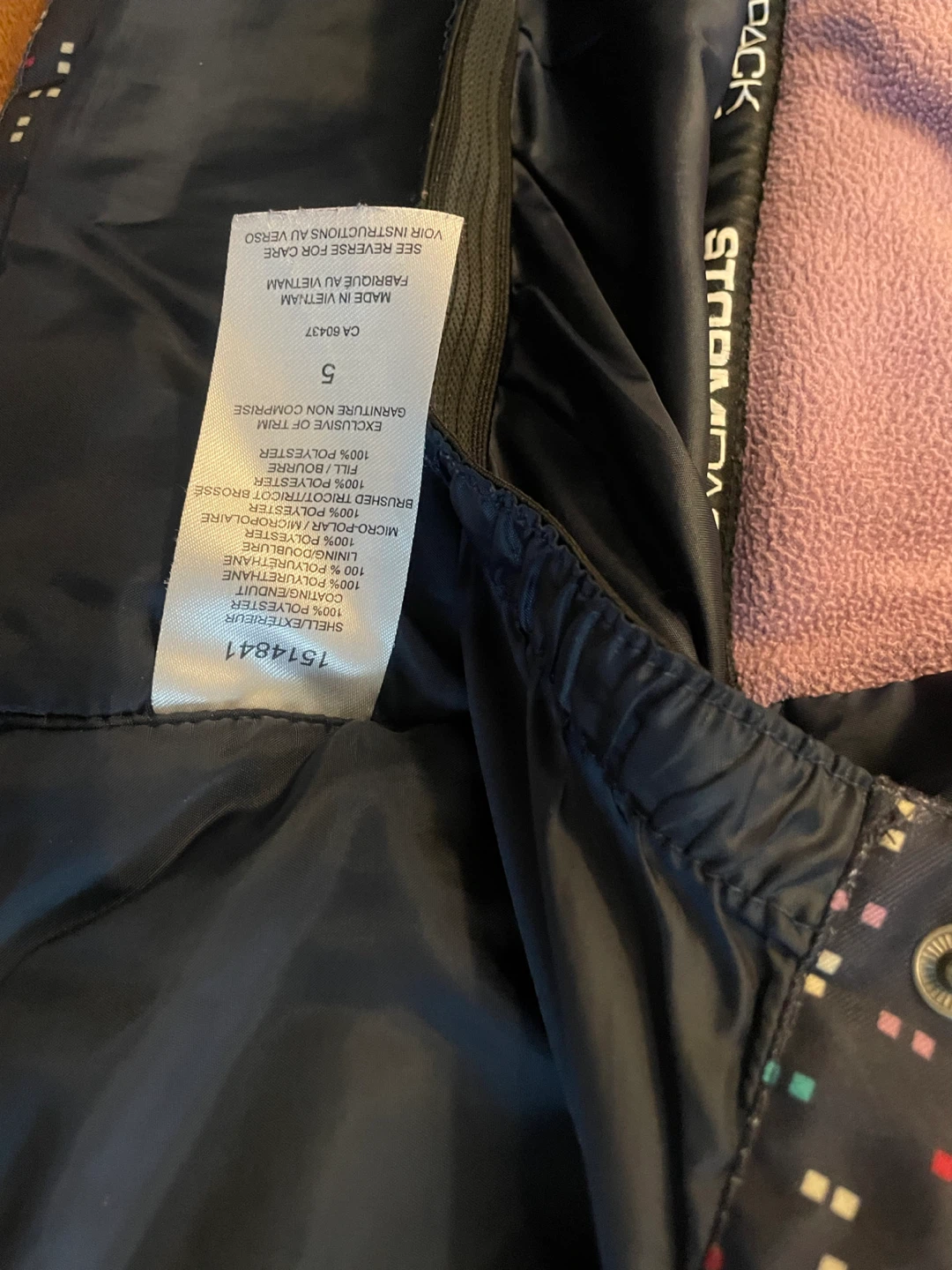 Stormpack Size 5 Kids' Winter Jacket - photo 4