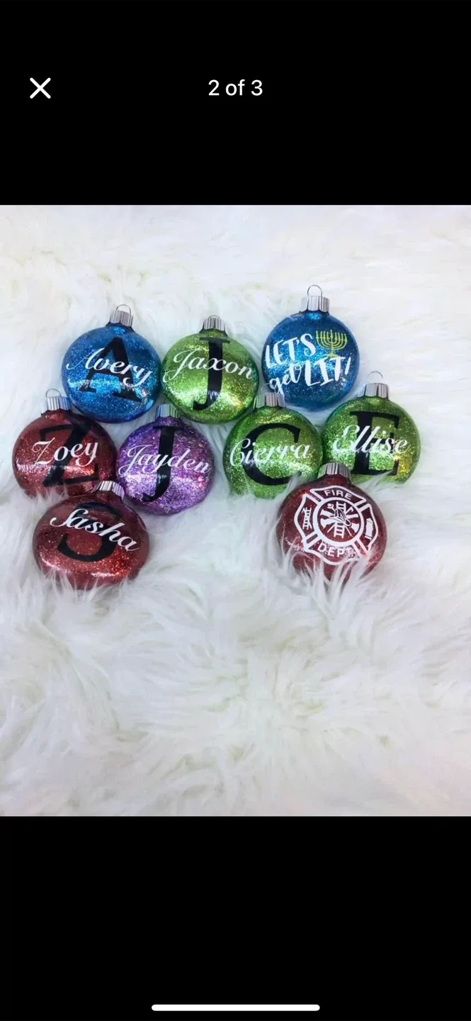 Personalized Christmas Ornaments image indicator(2)