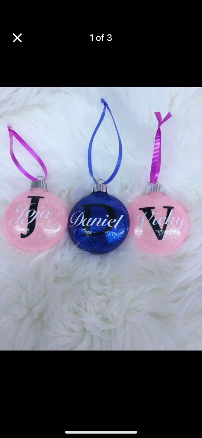 Personalized Christmas Ornaments