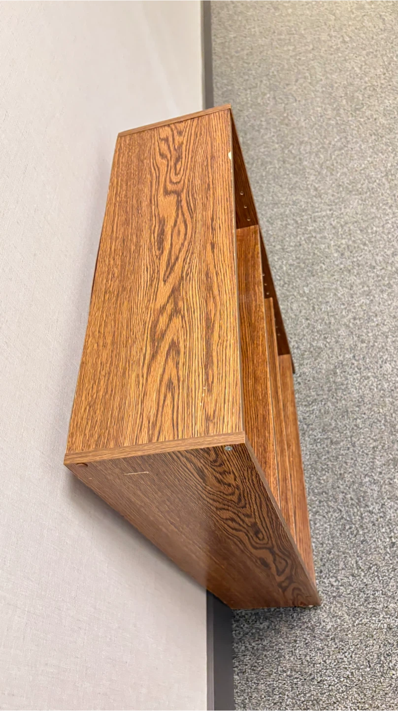 Wooden Bookcase with 3 Shelves - photo 3