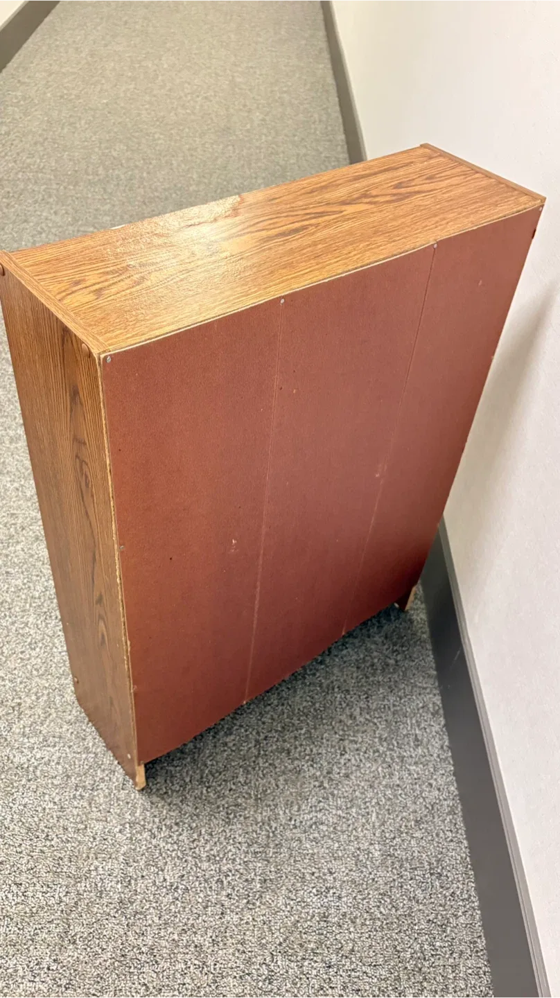 Wooden Bookcase with 3 Shelves image indicator(4)