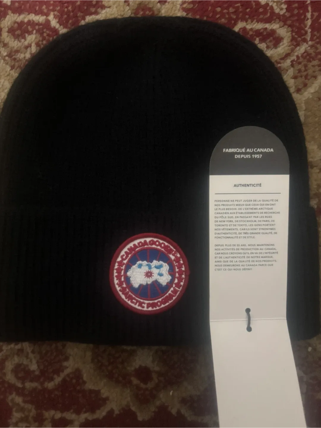 Canada Goose Arctic Program Black Beanie image indicator(2)