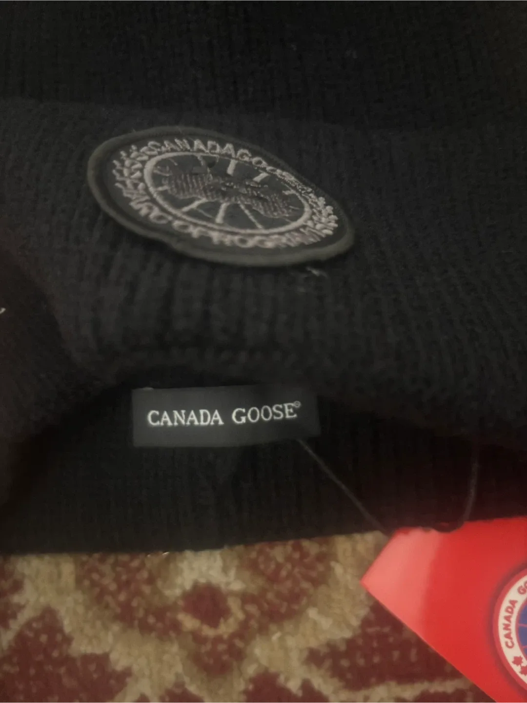 Canada Goose Black Beanie image indicator(2)