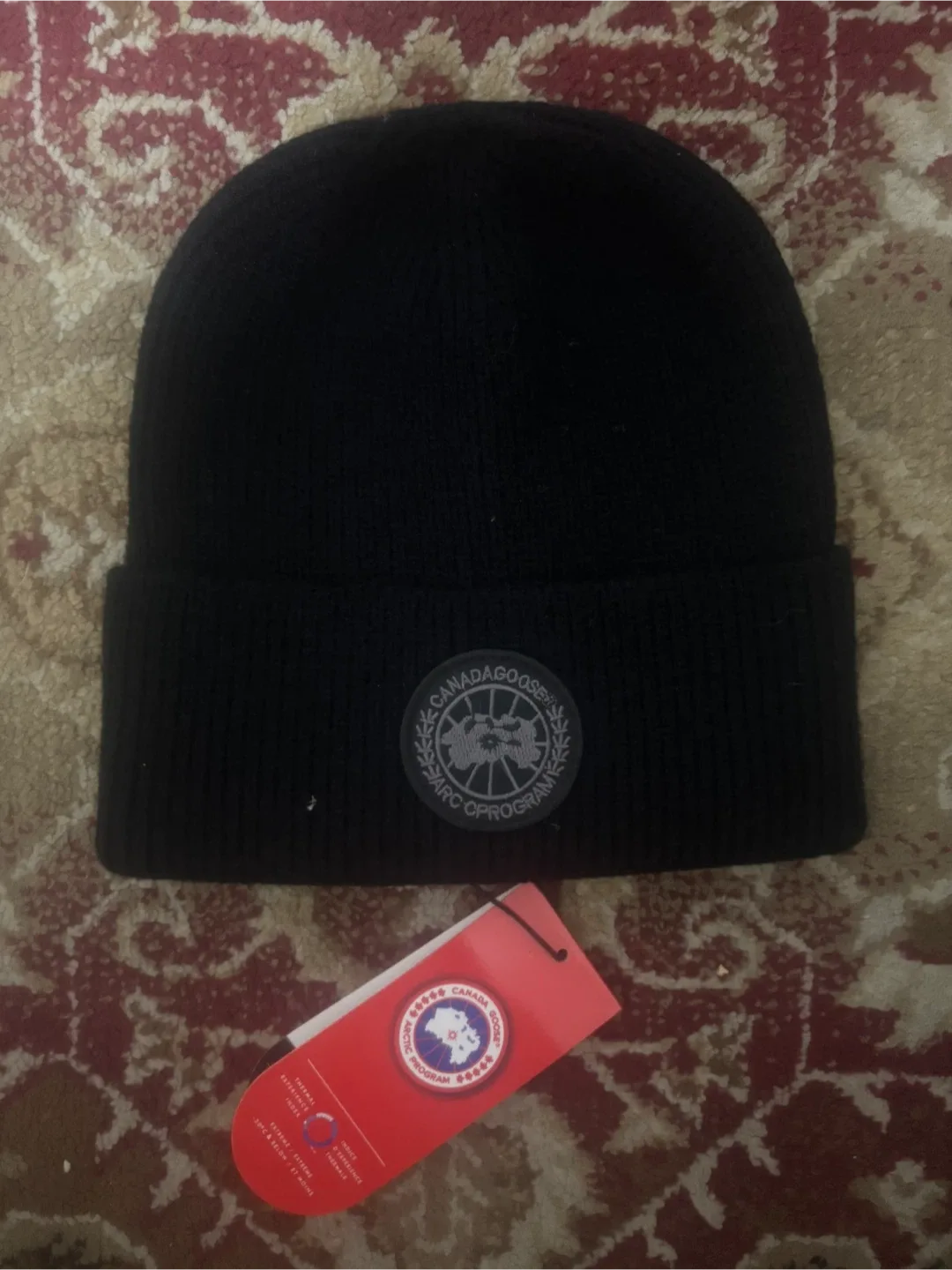 Canada Goose Black Beanie image indicator(4)