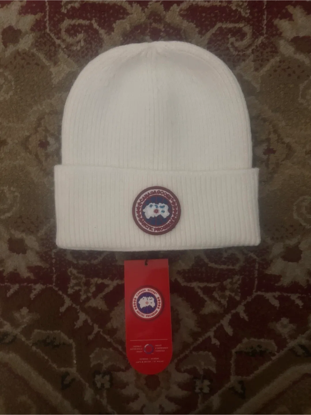 Canada Goose Arctic Program Beanie - Cream thumbnail